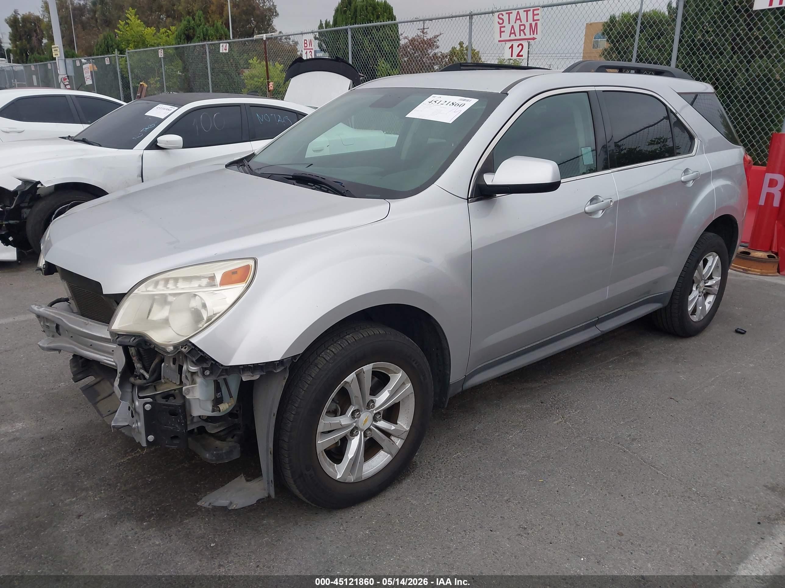 2015 Chevrolet Equinox 2lt Серебряный vin: 2GNALCEK4F1148356