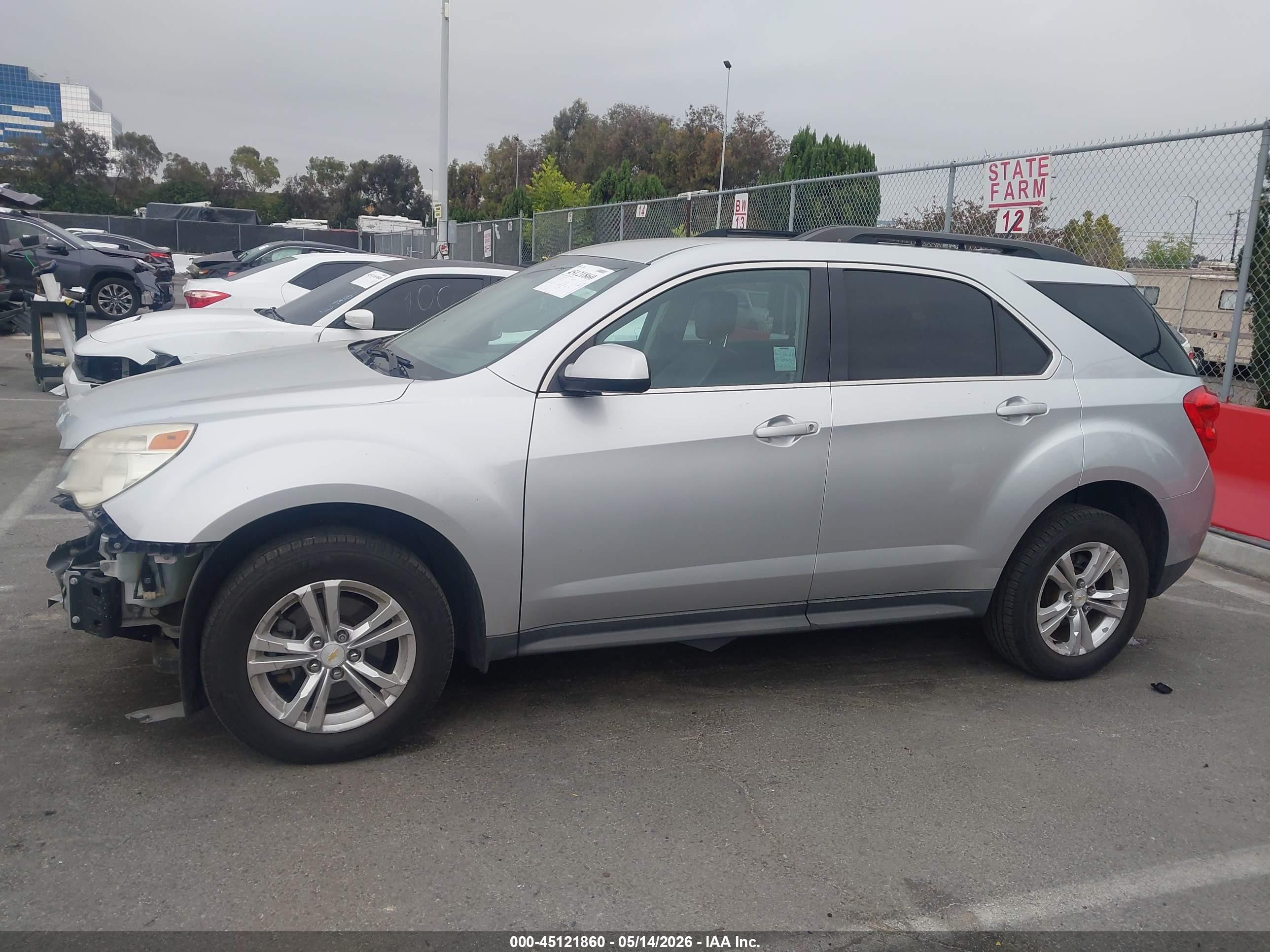 2015 Chevrolet Equinox 2lt Серебряный vin: 2GNALCEK4F1148356