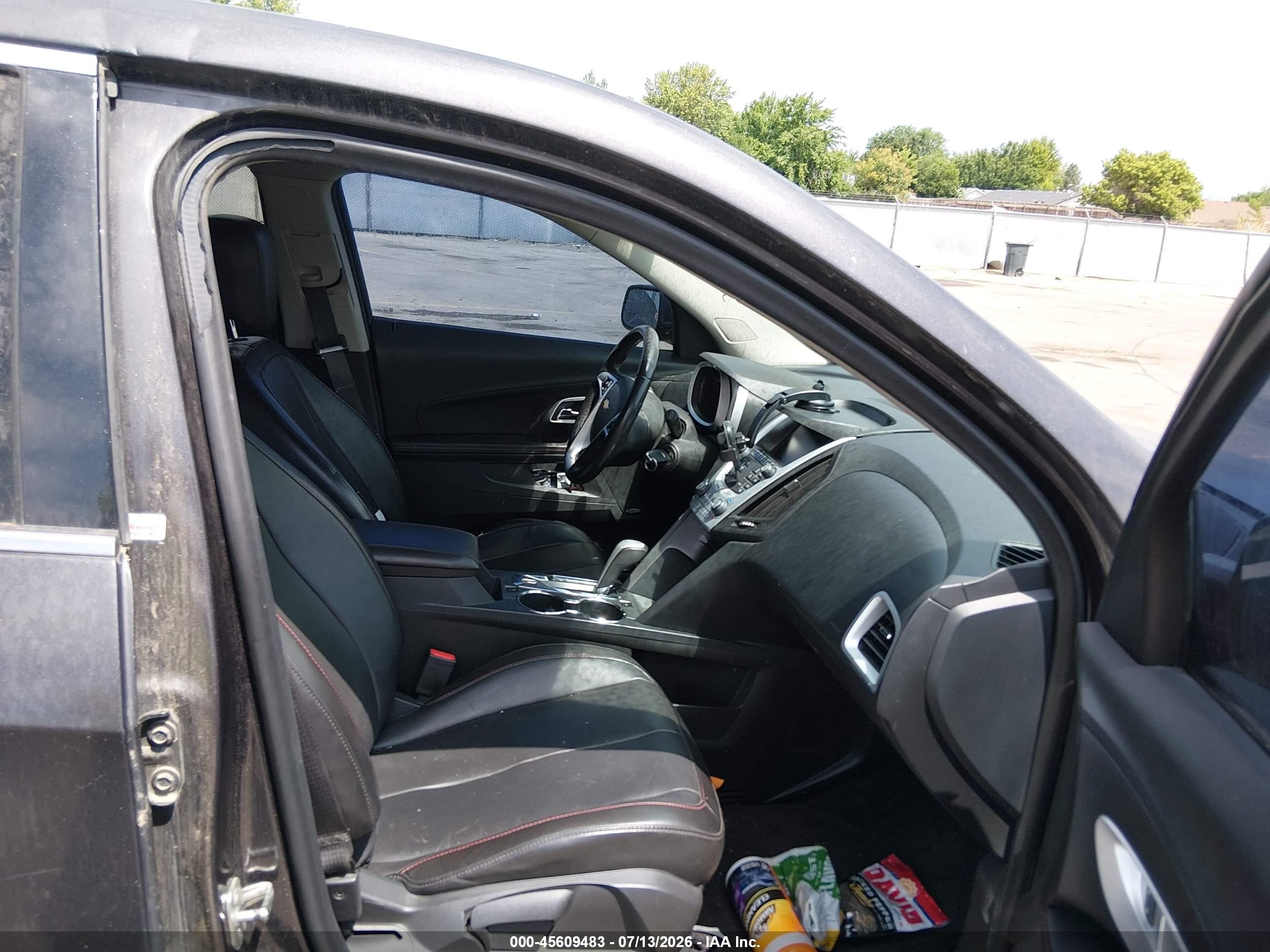2015 Chevrolet Equinox Lt Black vin: 2GNALCEK4F6274462