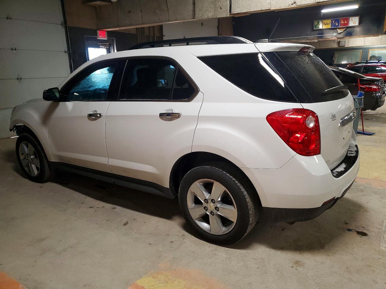 2015 Chevrolet Equinox Lt White vin: 2GNALCEK4F6326222