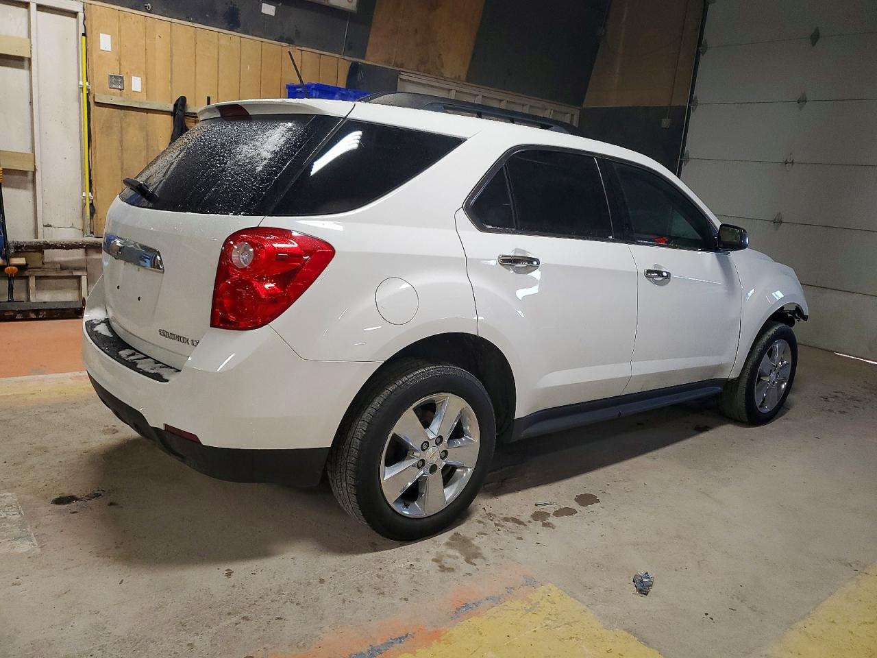 2015 Chevrolet Equinox Lt White vin: 2GNALCEK4F6326222
