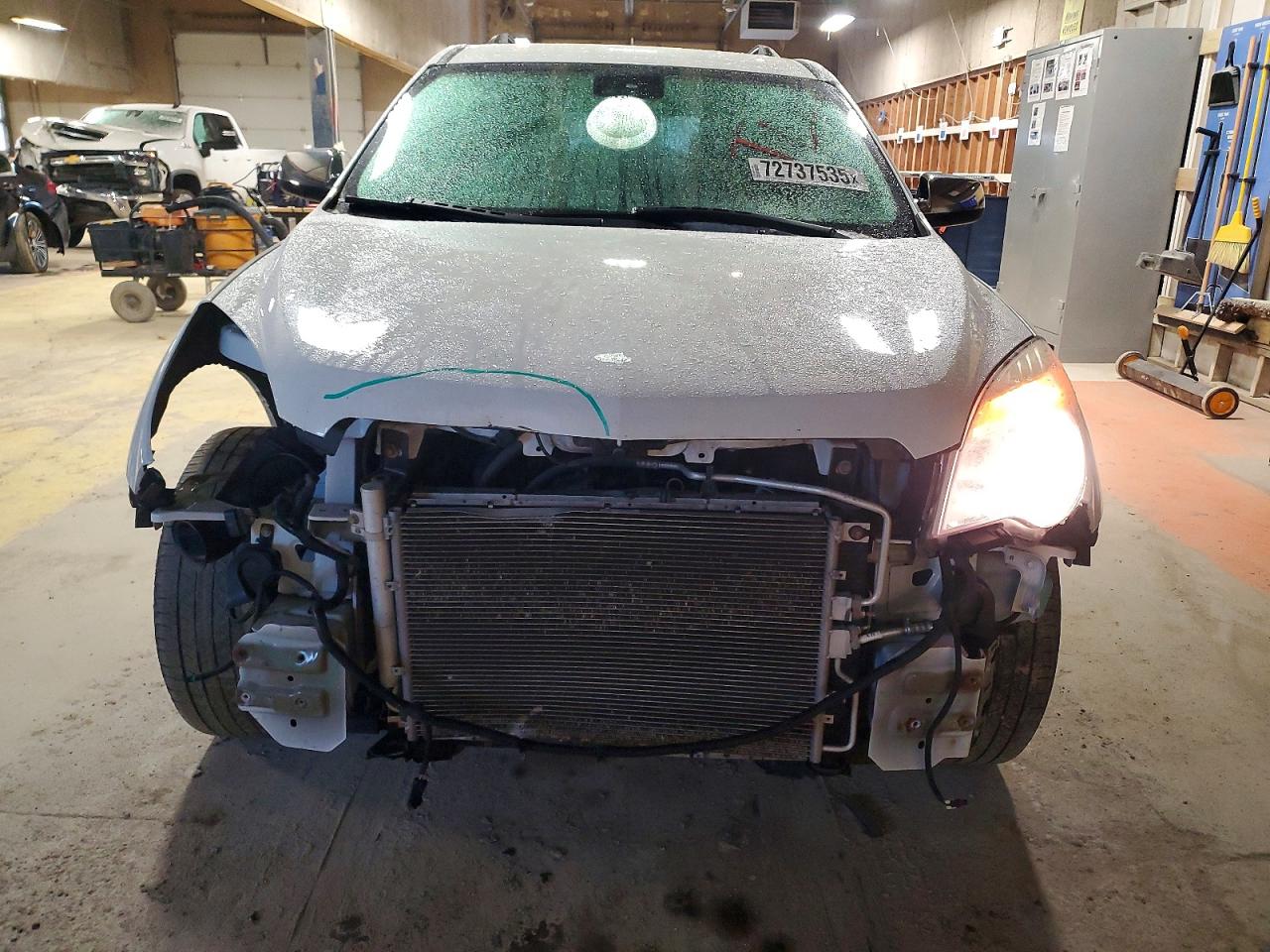 2015 Chevrolet Equinox Lt White vin: 2GNALCEK4F6326222