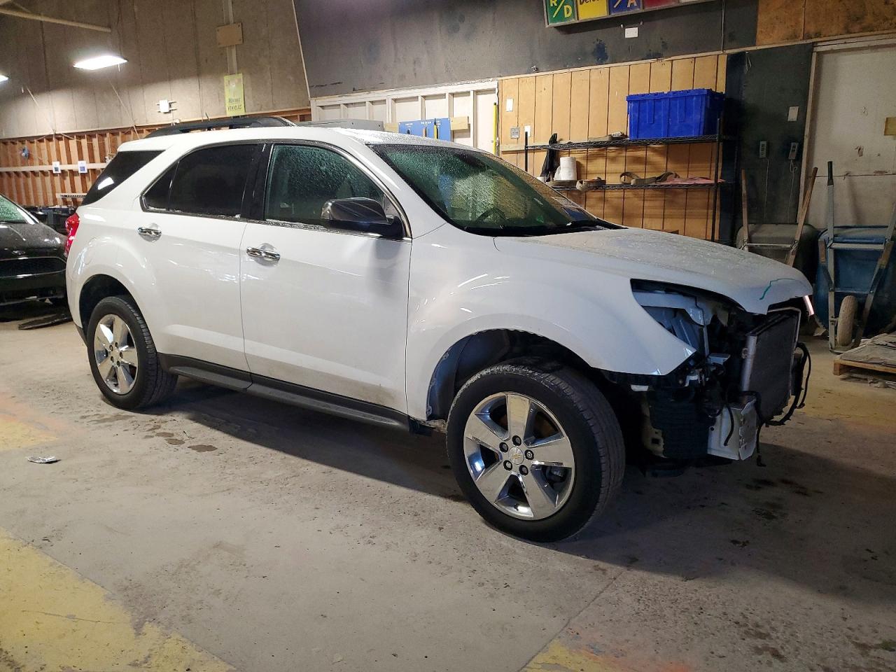 2015 Chevrolet Equinox Lt White vin: 2GNALCEK4F6326222