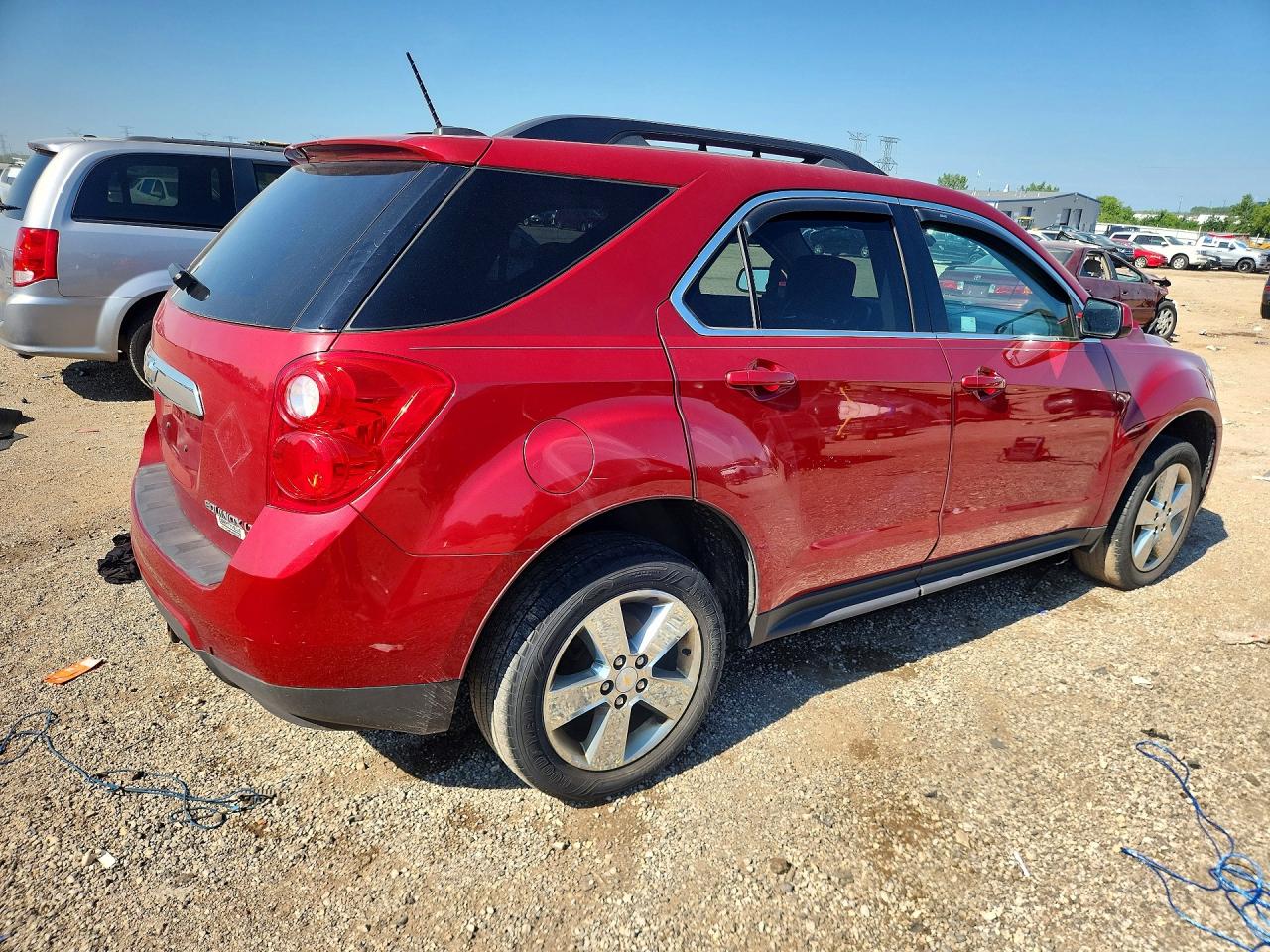 2015 Chevrolet Equinox Lt Red vin: 2GNALCEK4F6387912