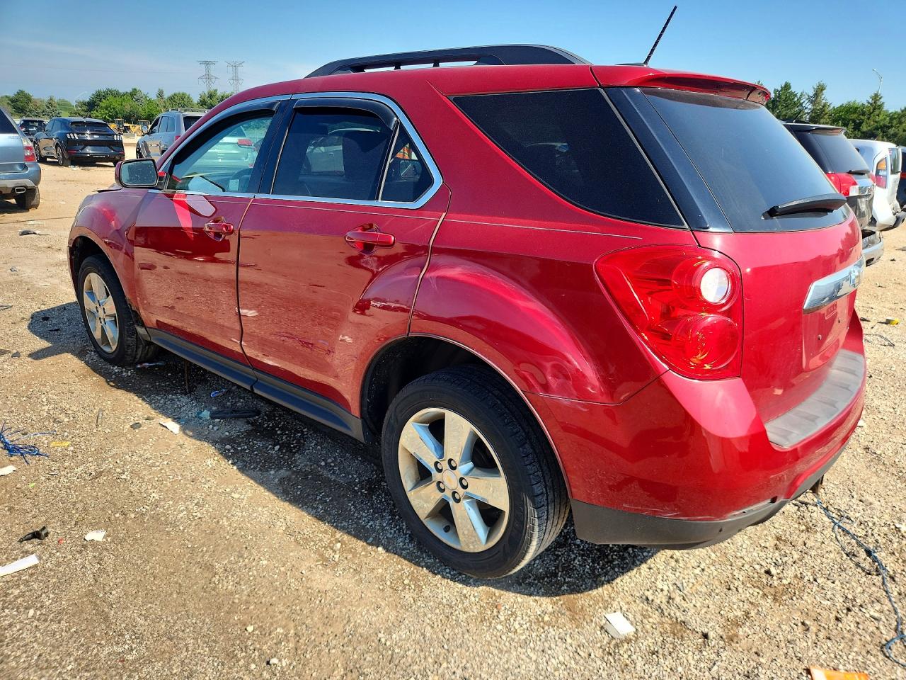2015 Chevrolet Equinox Lt Red vin: 2GNALCEK4F6387912