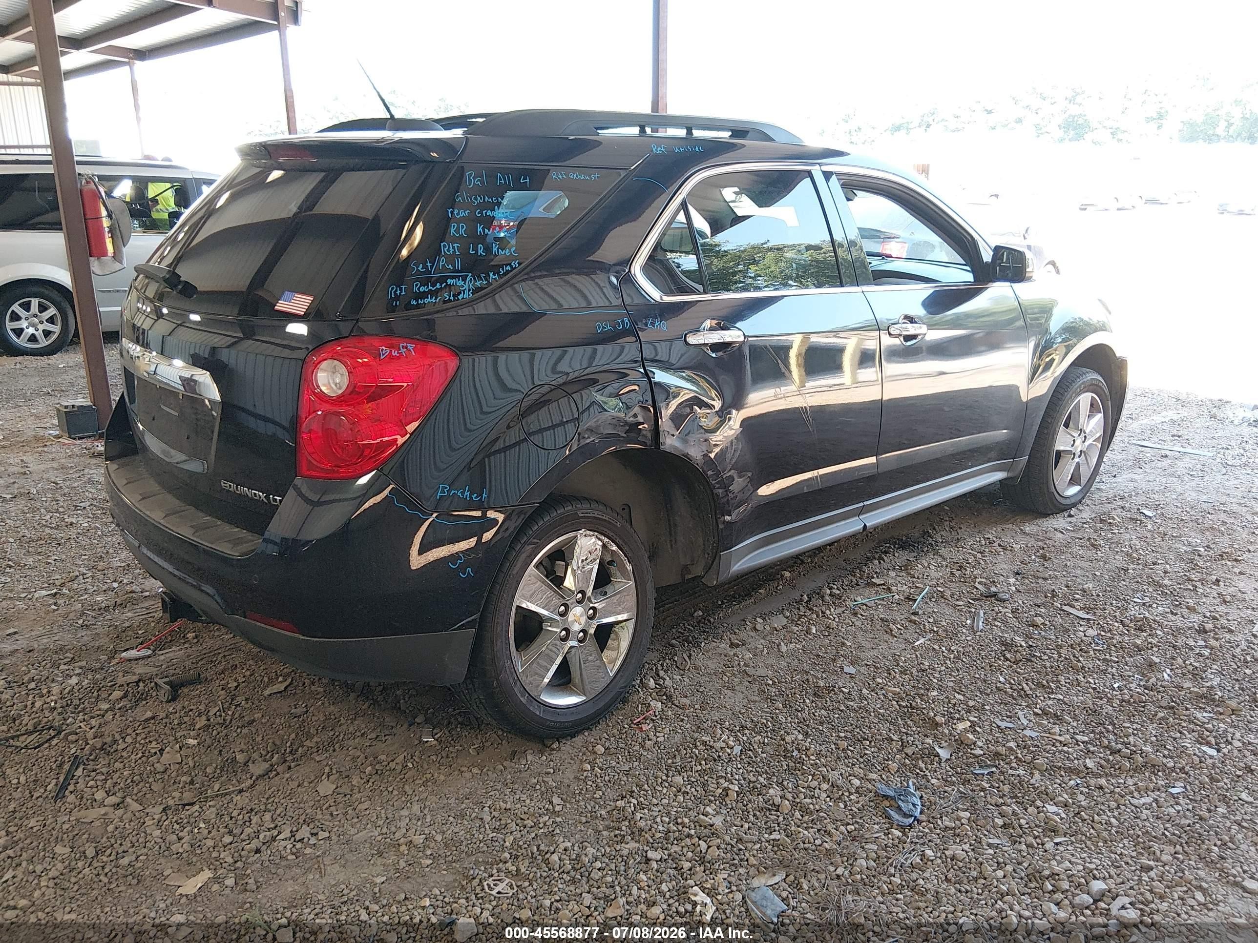 2015 Chevrolet Equinox 2lt Dark Blue vin: 2GNALCEK4F6391720