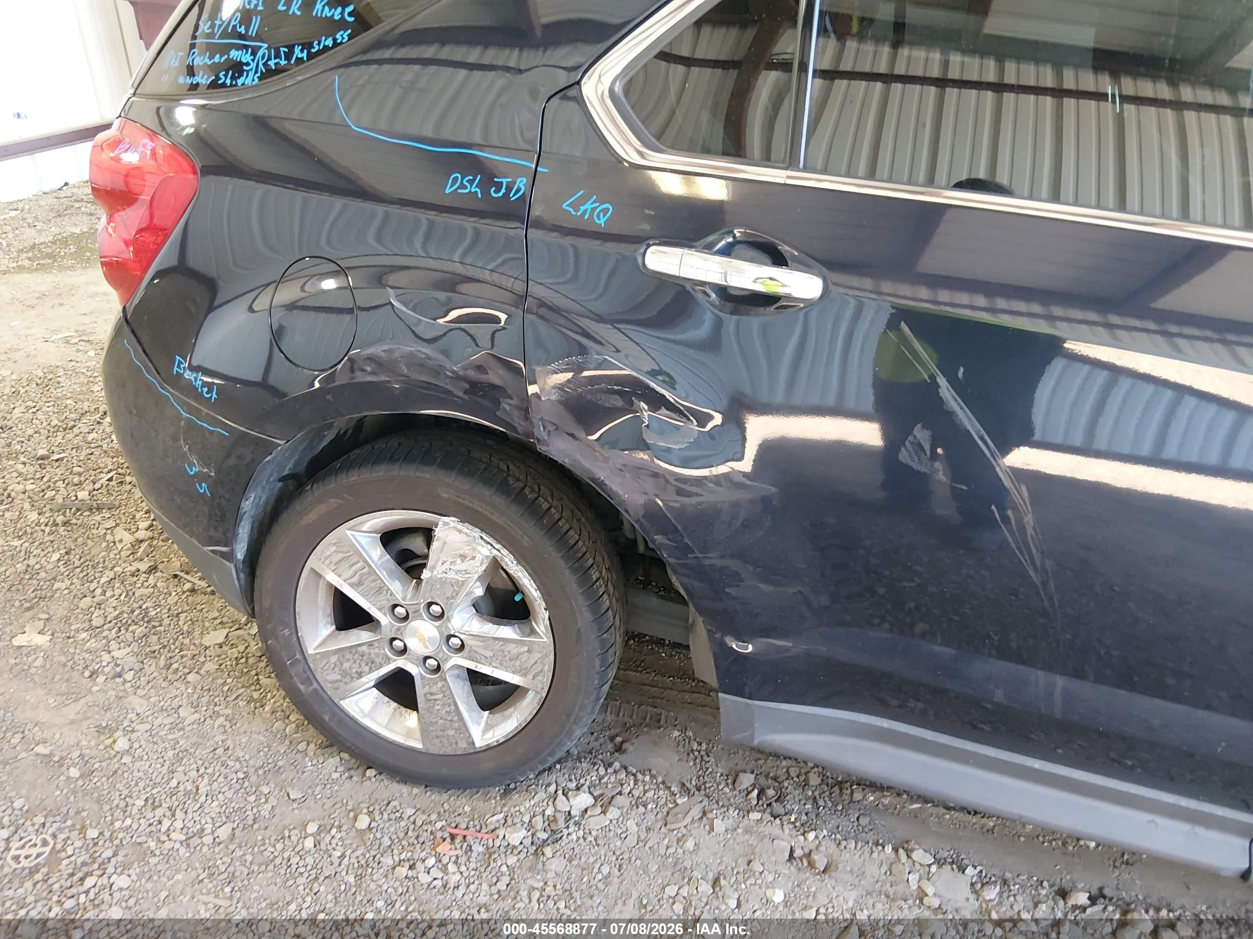 2015 Chevrolet Equinox 2lt Dark Blue vin: 2GNALCEK4F6391720