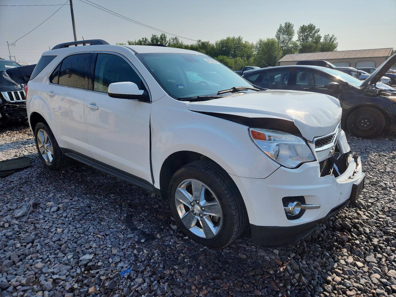 2015 Chevrolet Equinox Lt Белый vin: 2GNALCEK4F6393810