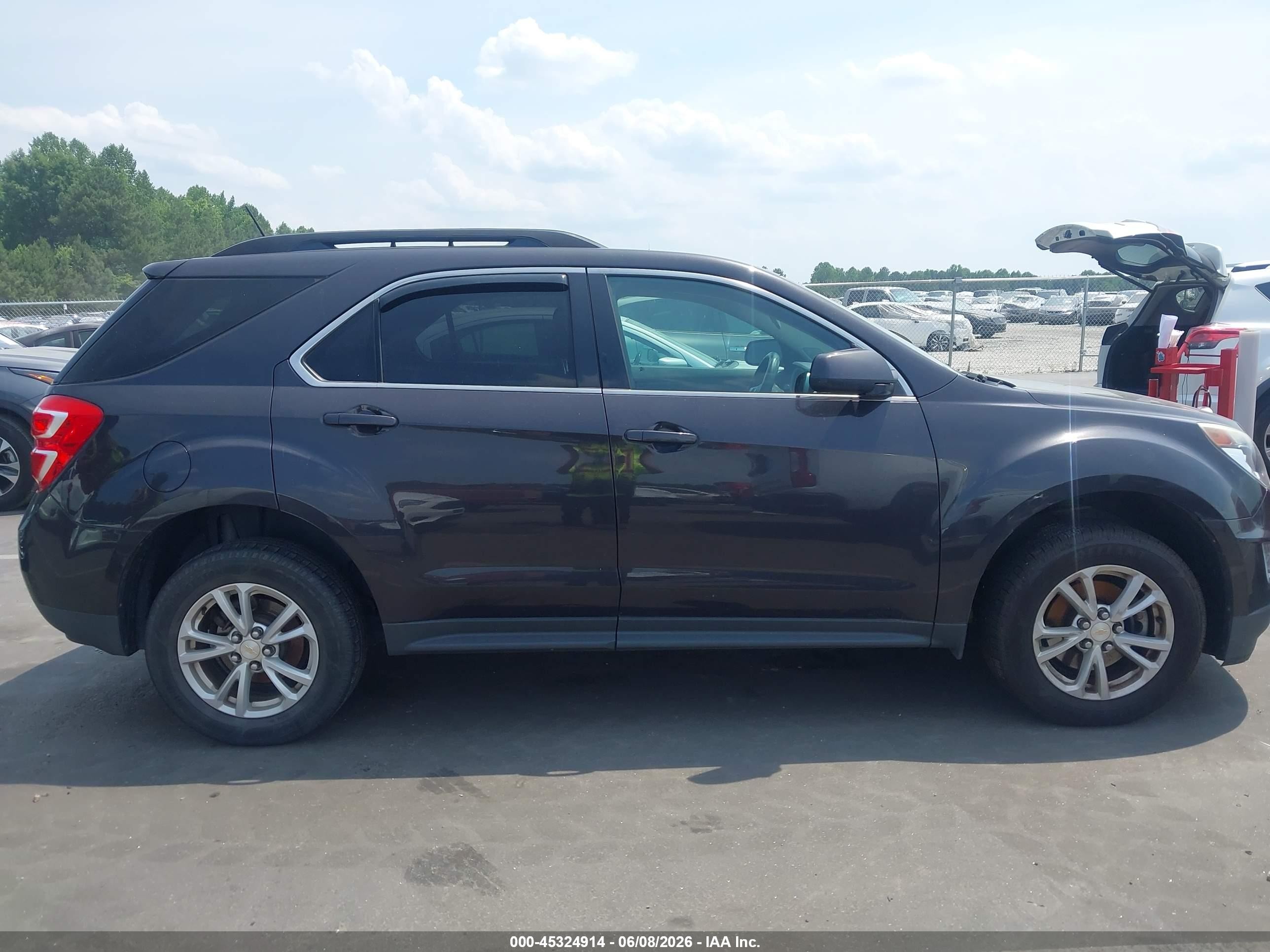 2016 Chevrolet Equinox Lt Gray vin: 2GNALCEK4G6354118