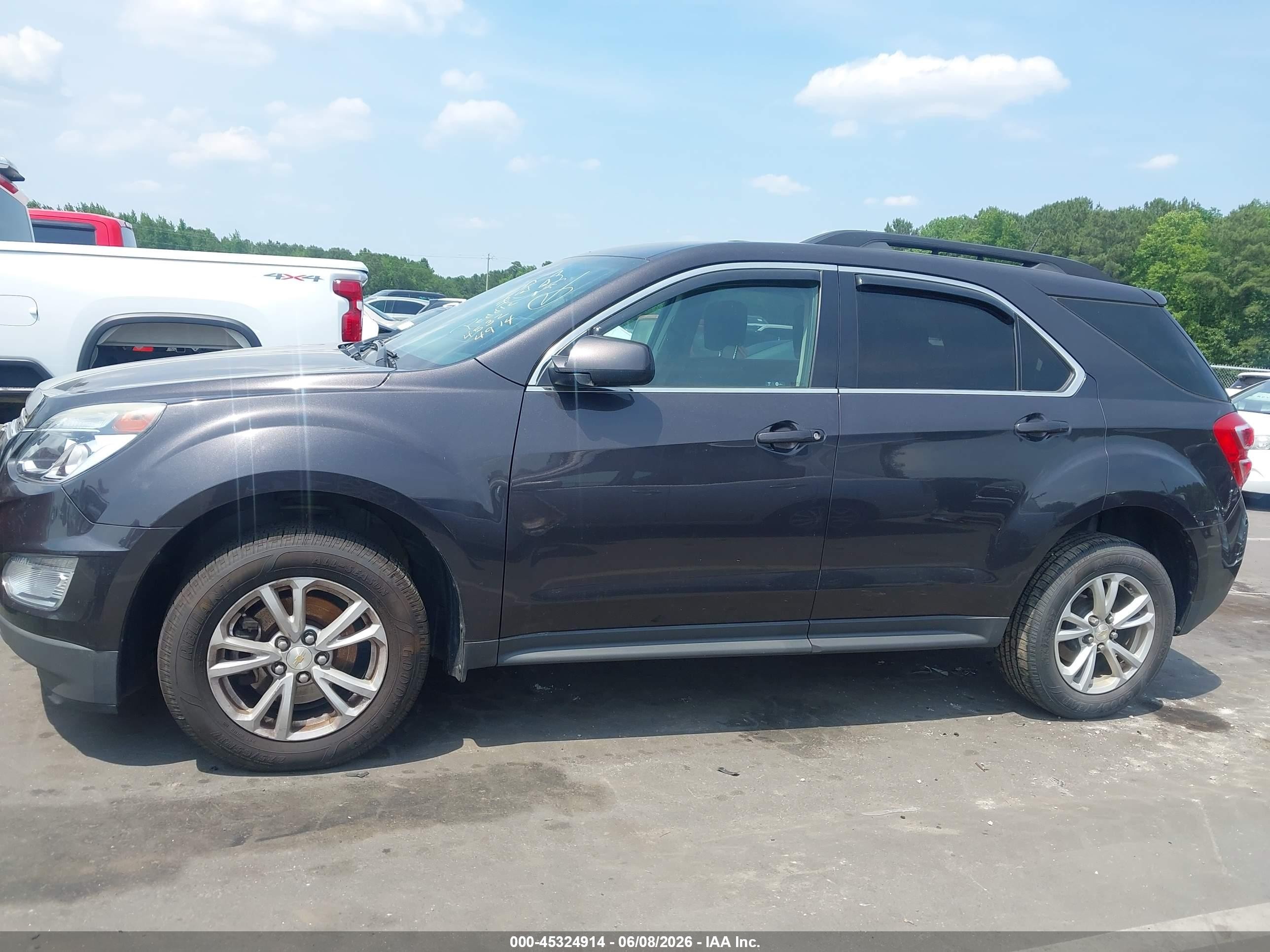 2016 Chevrolet Equinox Lt Gray vin: 2GNALCEK4G6354118