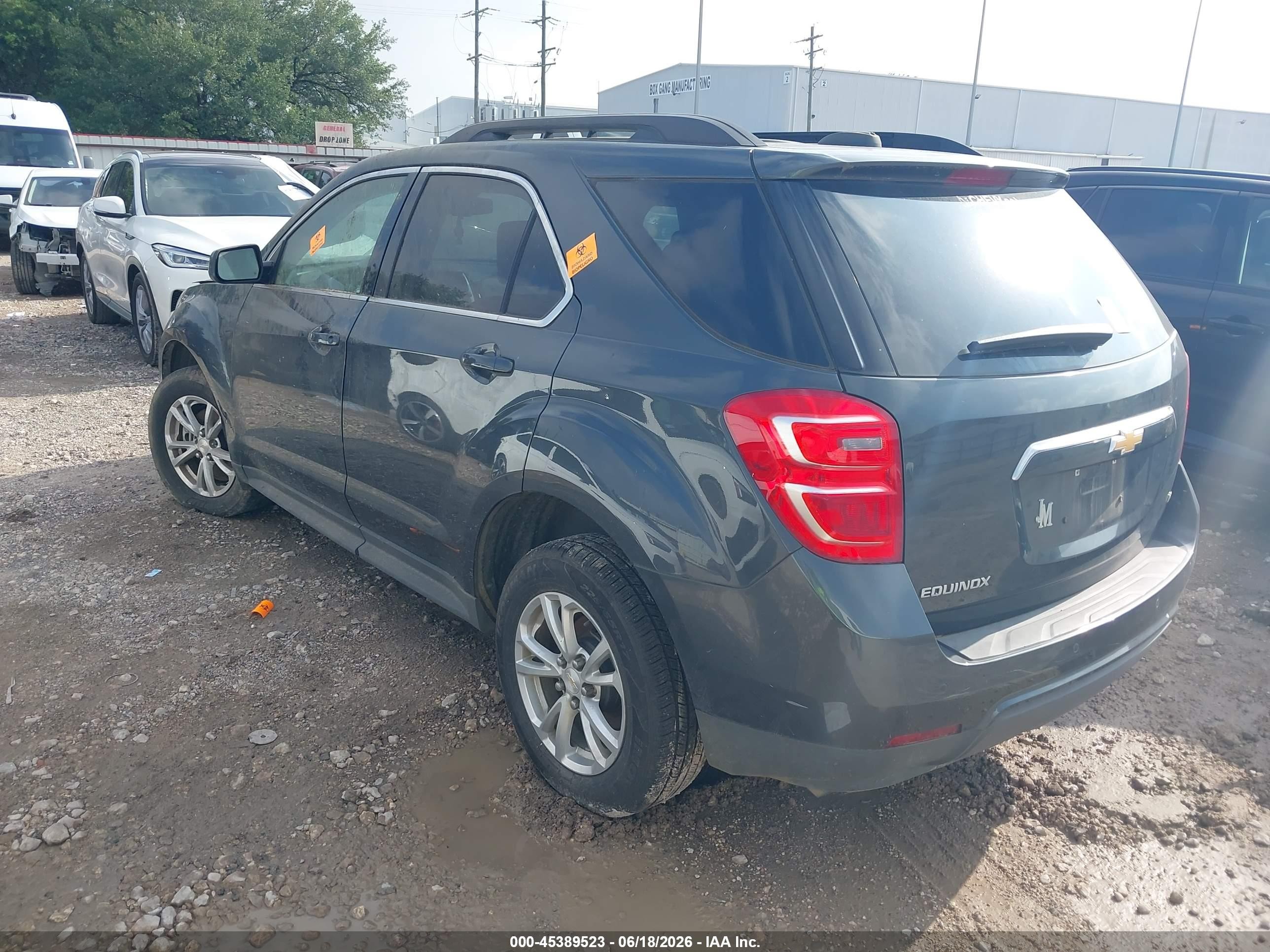 2017 Chevrolet Equinox Lt Black vin: 2GNALCEK4H1538425