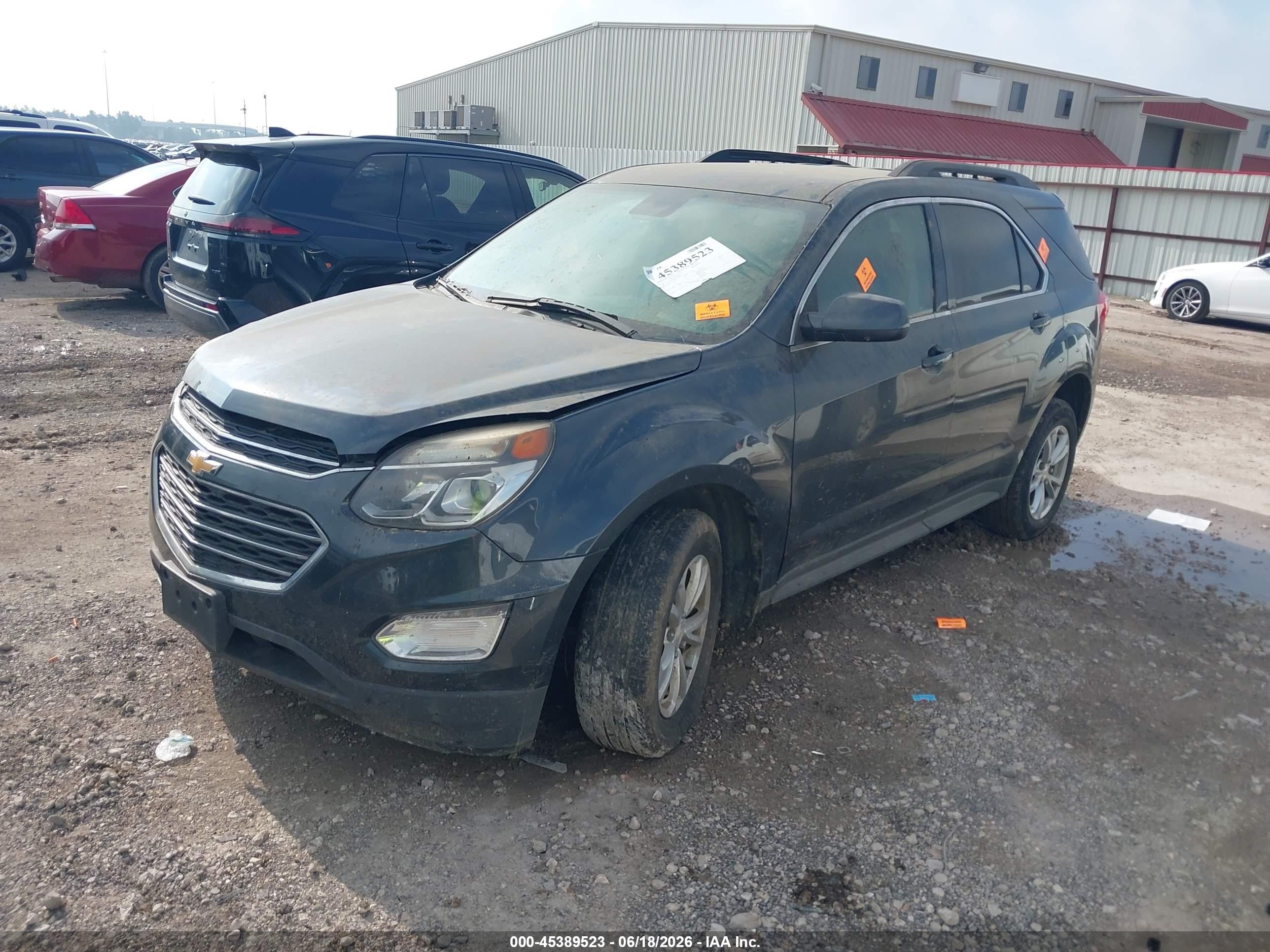 2017 Chevrolet Equinox Lt Black vin: 2GNALCEK4H1538425