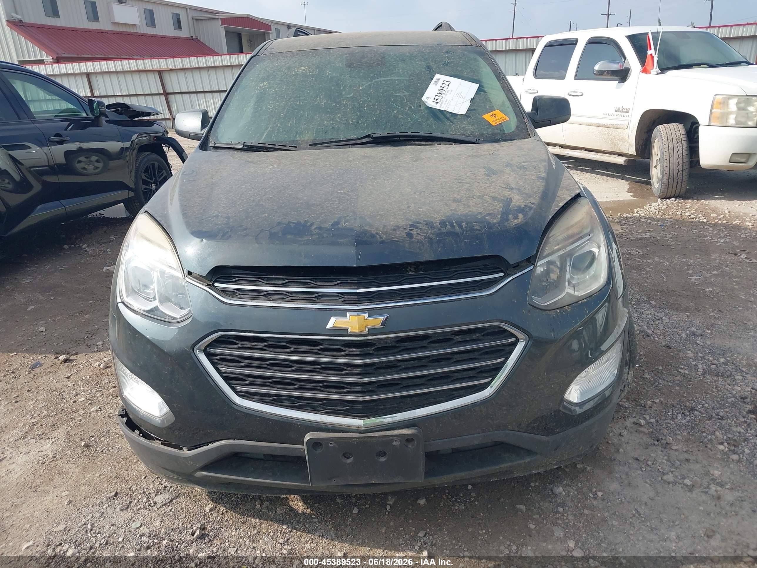 2017 Chevrolet Equinox Lt Black vin: 2GNALCEK4H1538425