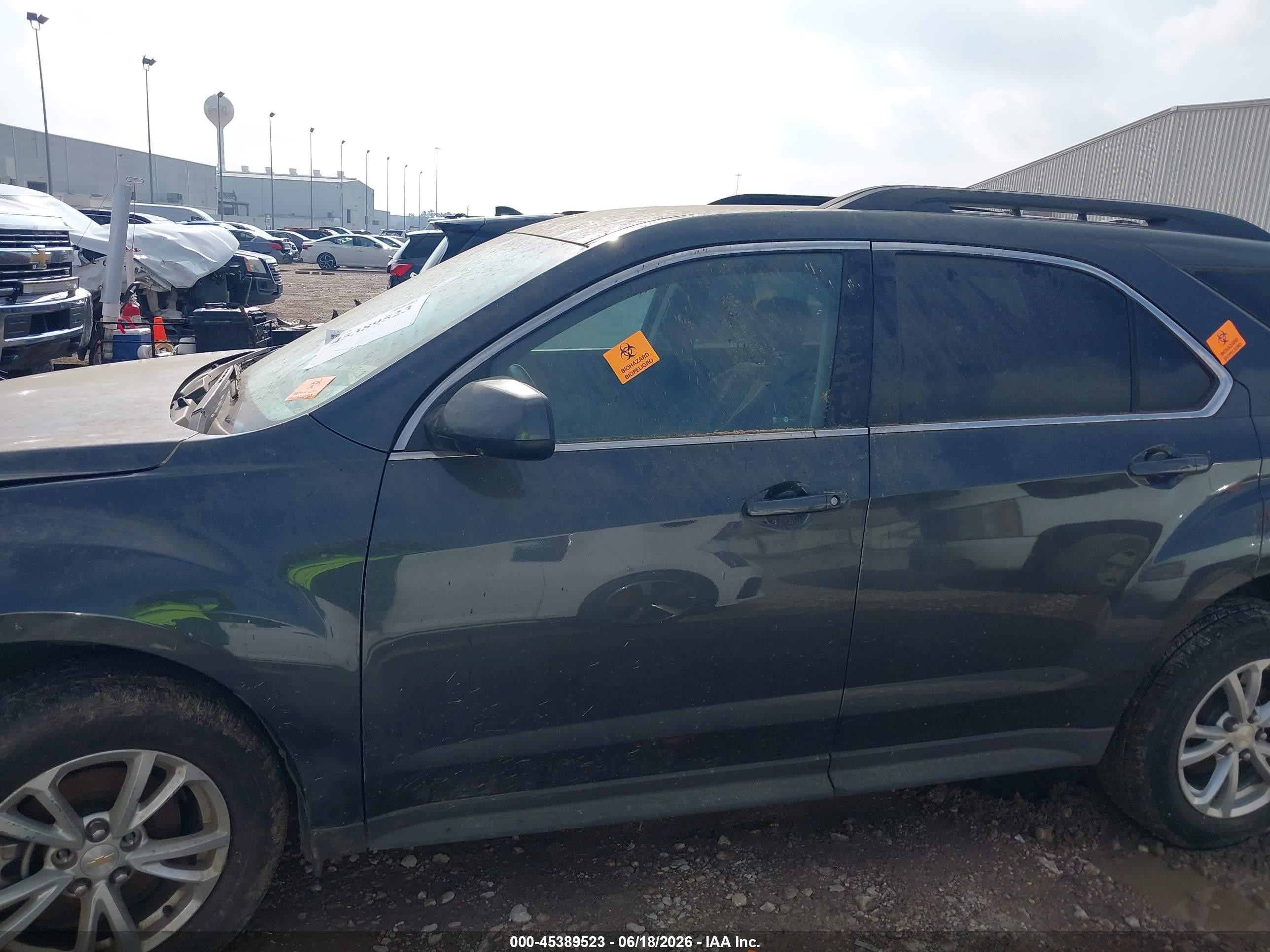 2017 Chevrolet Equinox Lt Black vin: 2GNALCEK4H1538425