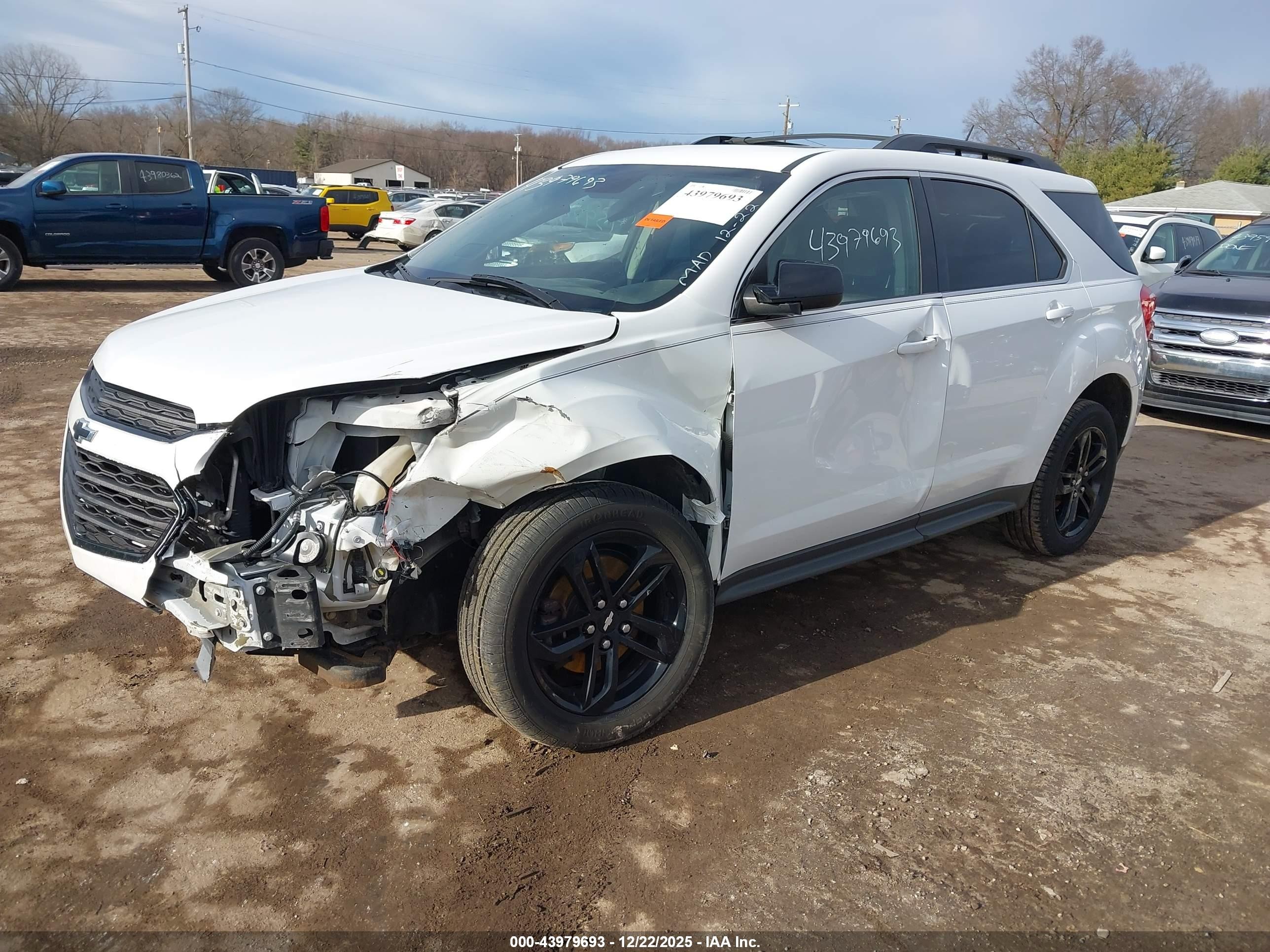 2017 Chevrolet Equinox Lt White vin: 2GNALCEK4H6258085