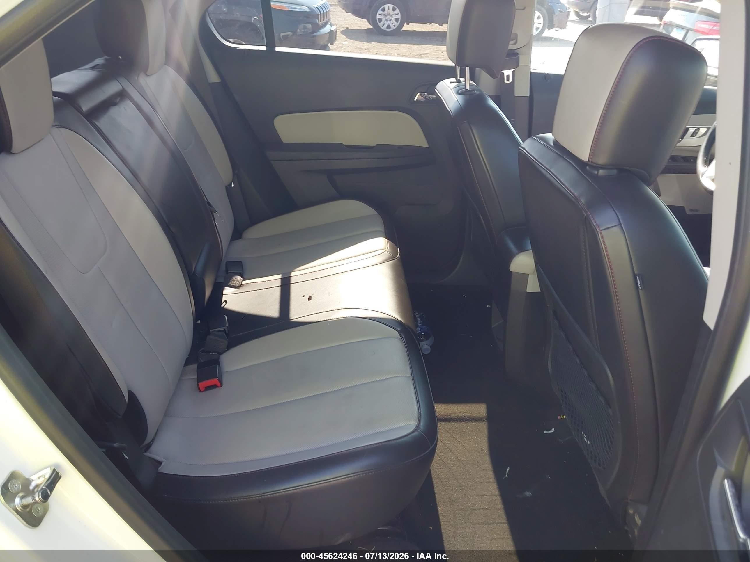 2014 Chevrolet Equinox Lt White vin: 2GNALCEK5E1141172