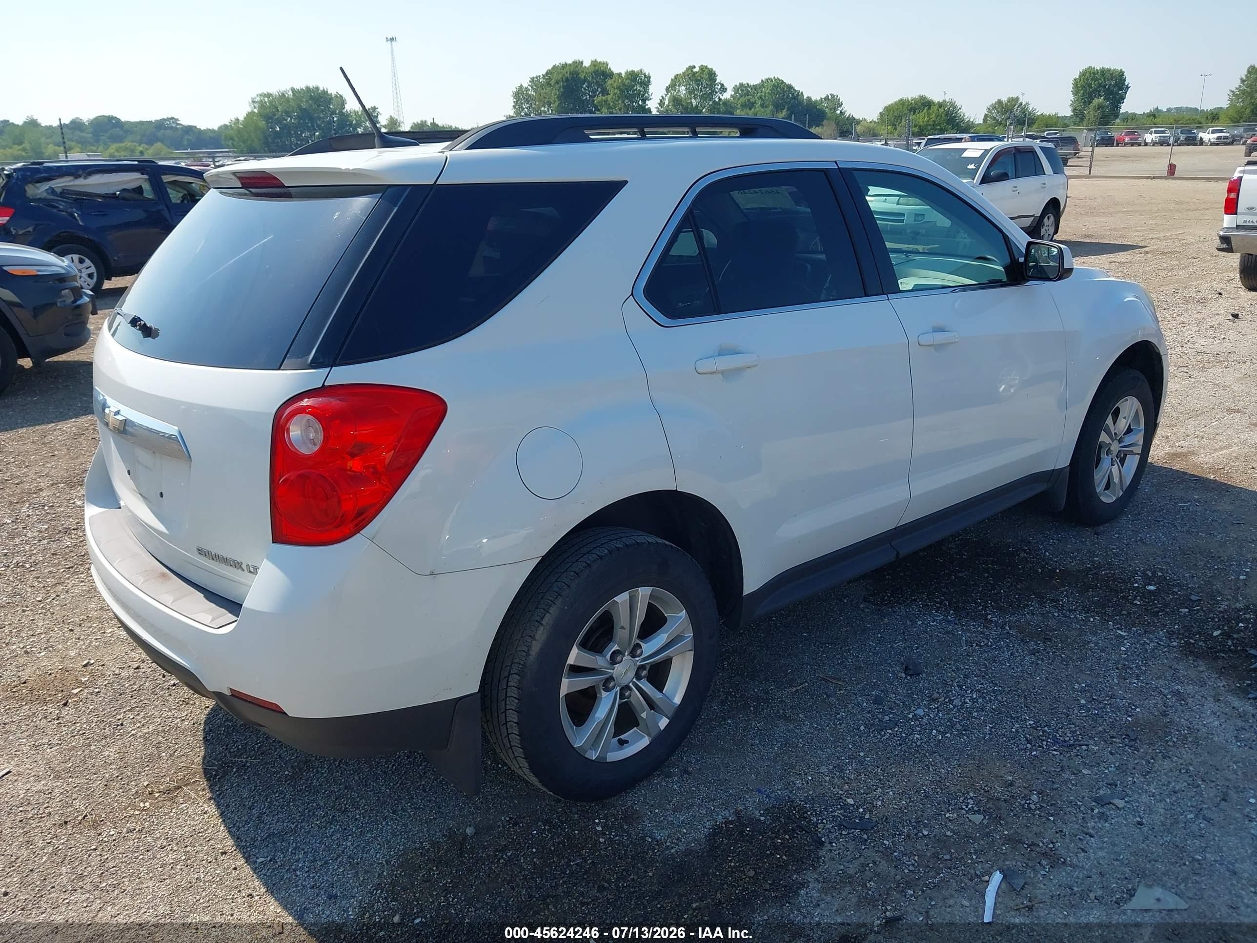 2014 Chevrolet Equinox Lt White vin: 2GNALCEK5E1141172