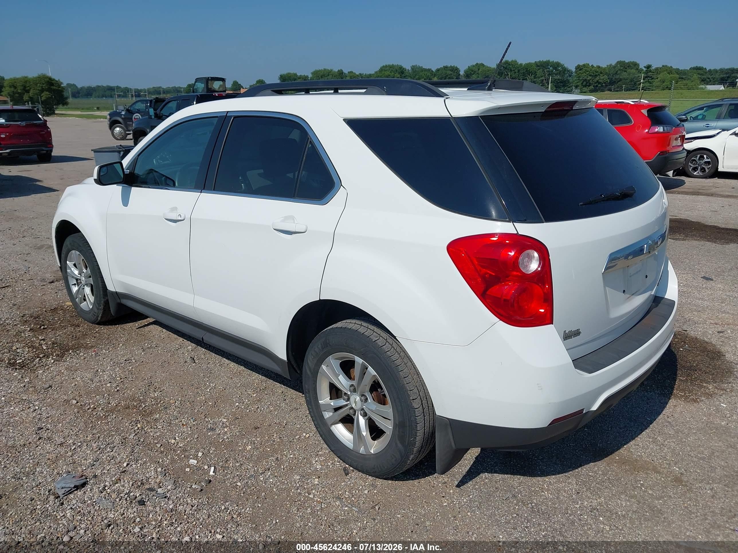 2014 Chevrolet Equinox Lt White vin: 2GNALCEK5E1141172