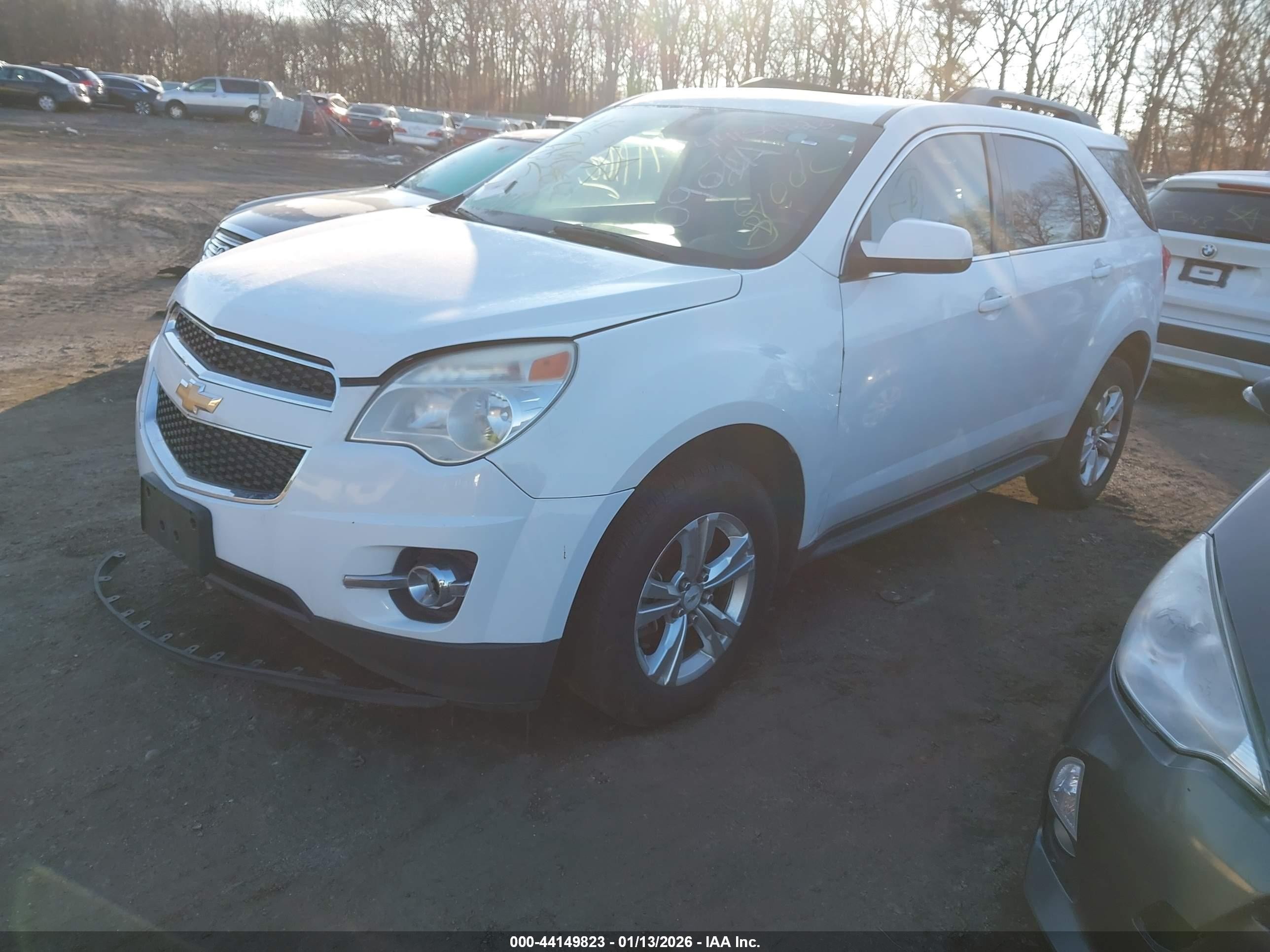 2015 Chevrolet Equinox 2lt White vin: 2GNALCEK5F1148513