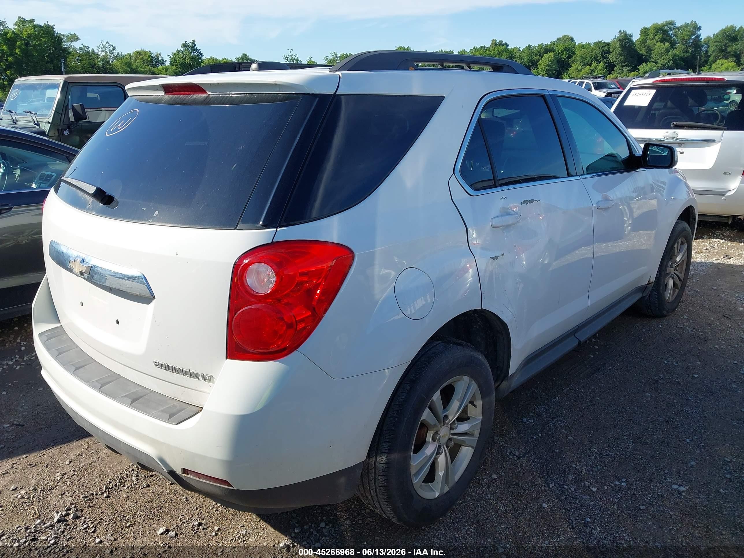2015 Chevrolet Equinox 2lt White vin: 2GNALCEK5F6294235