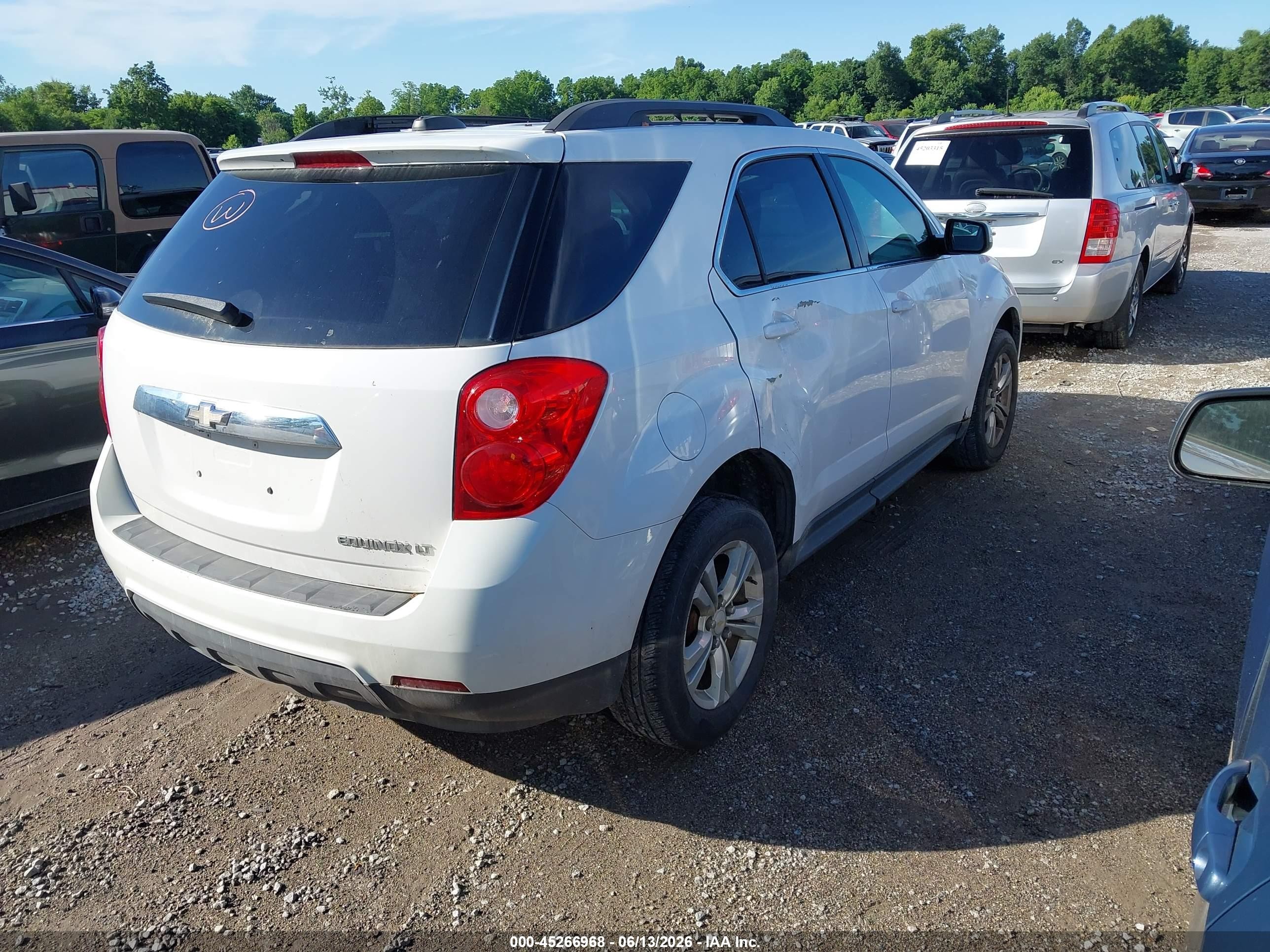 2015 Chevrolet Equinox 2lt White vin: 2GNALCEK5F6294235