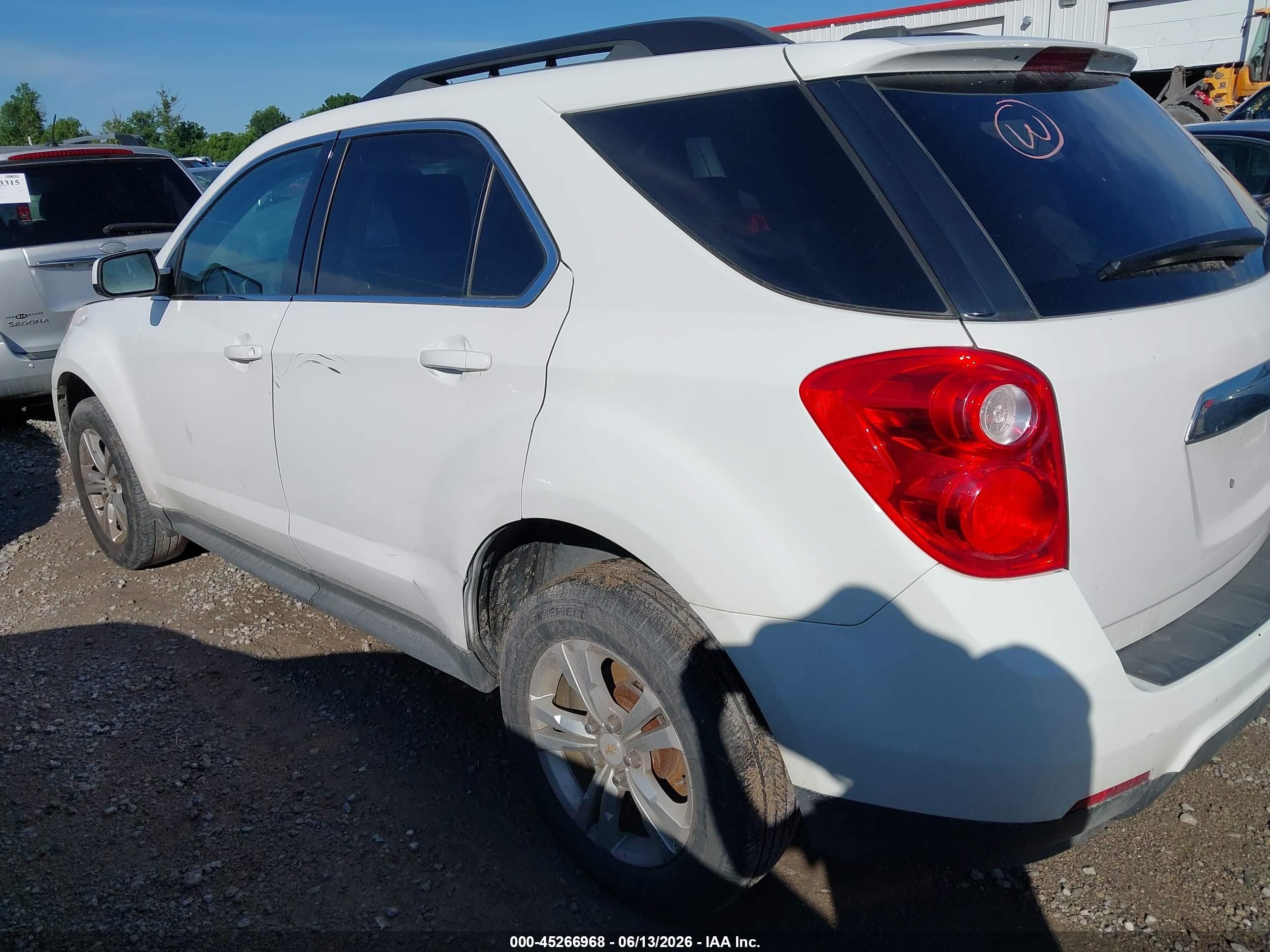 2015 Chevrolet Equinox 2lt White vin: 2GNALCEK5F6294235