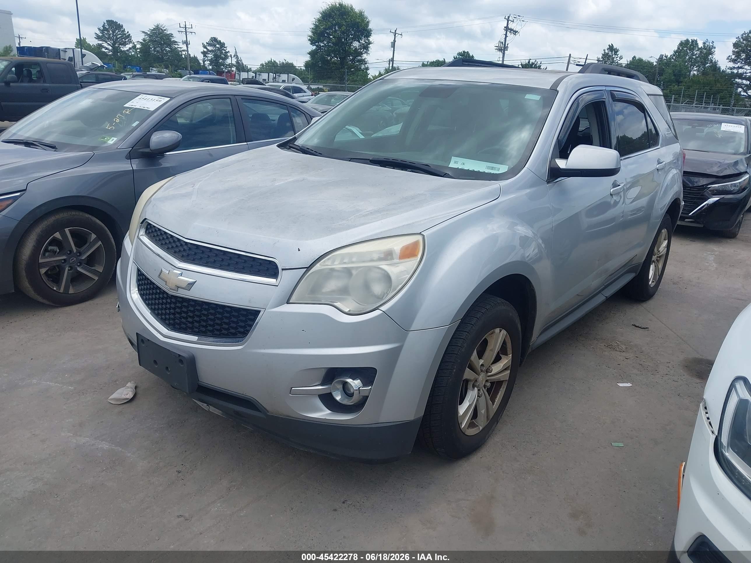 2015 Chevrolet Equinox Lt Silver vin: 2GNALCEK5F6302933