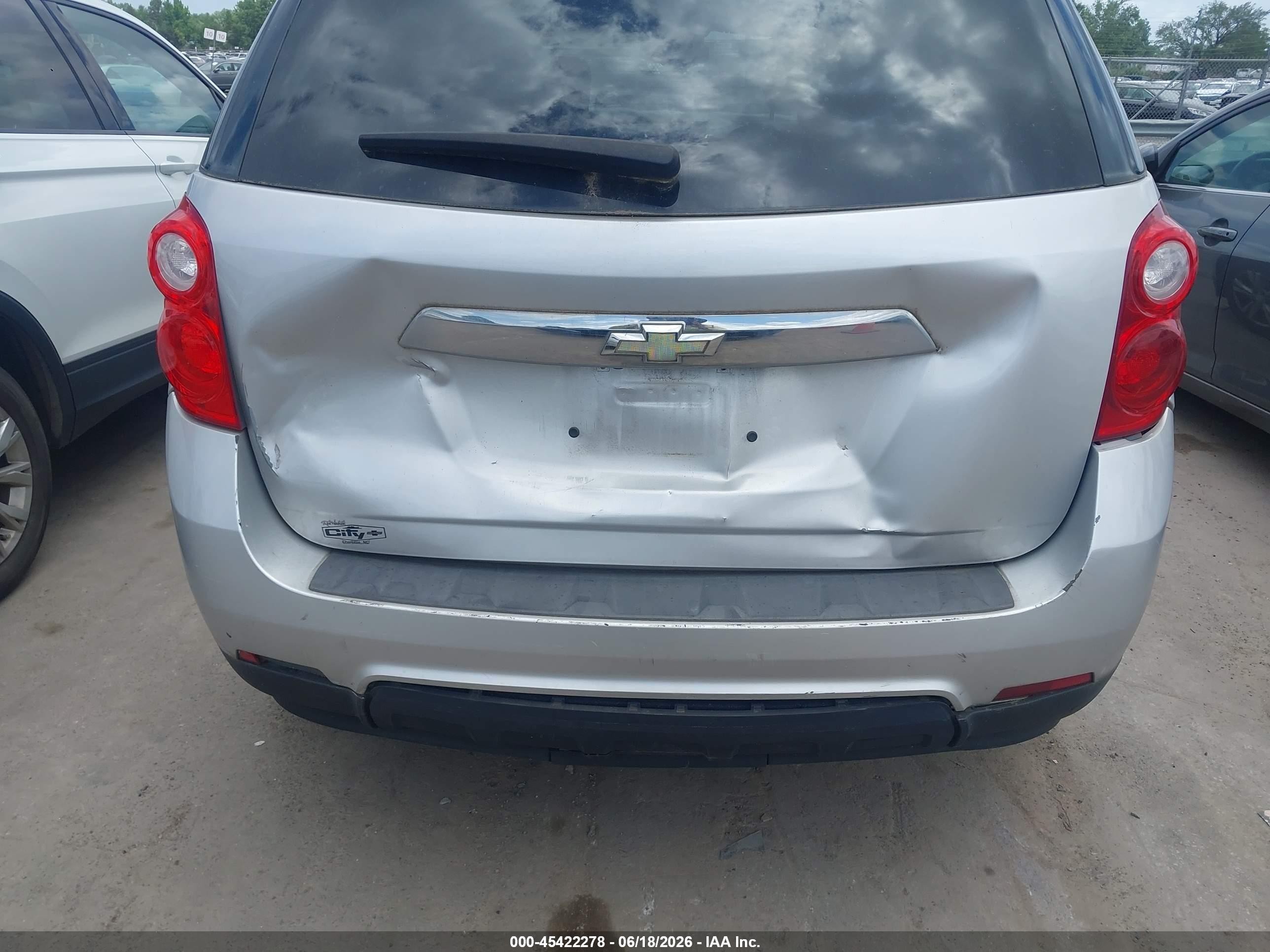 2015 Chevrolet Equinox Lt Silver vin: 2GNALCEK5F6302933