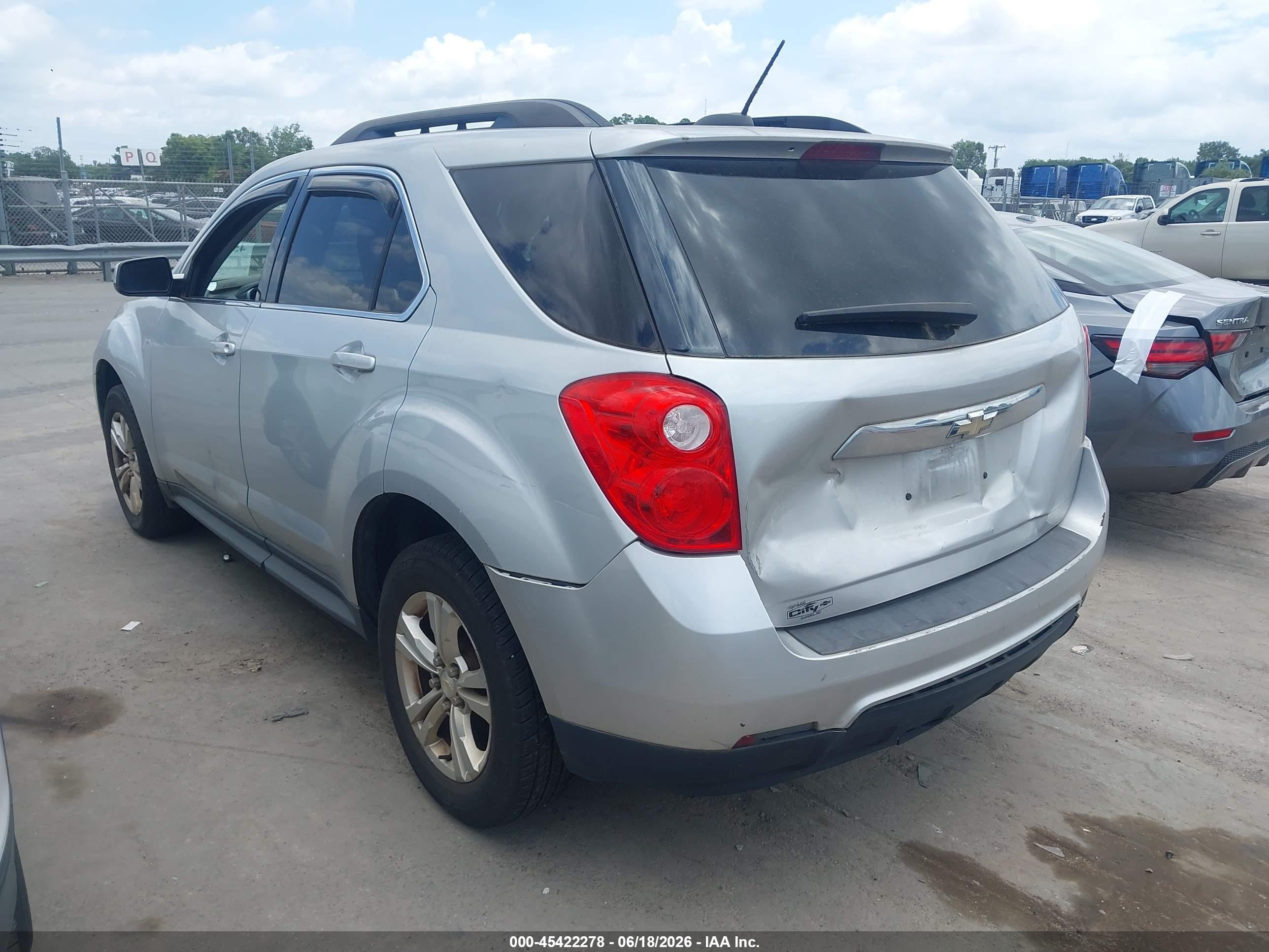 2015 Chevrolet Equinox Lt Silver vin: 2GNALCEK5F6302933