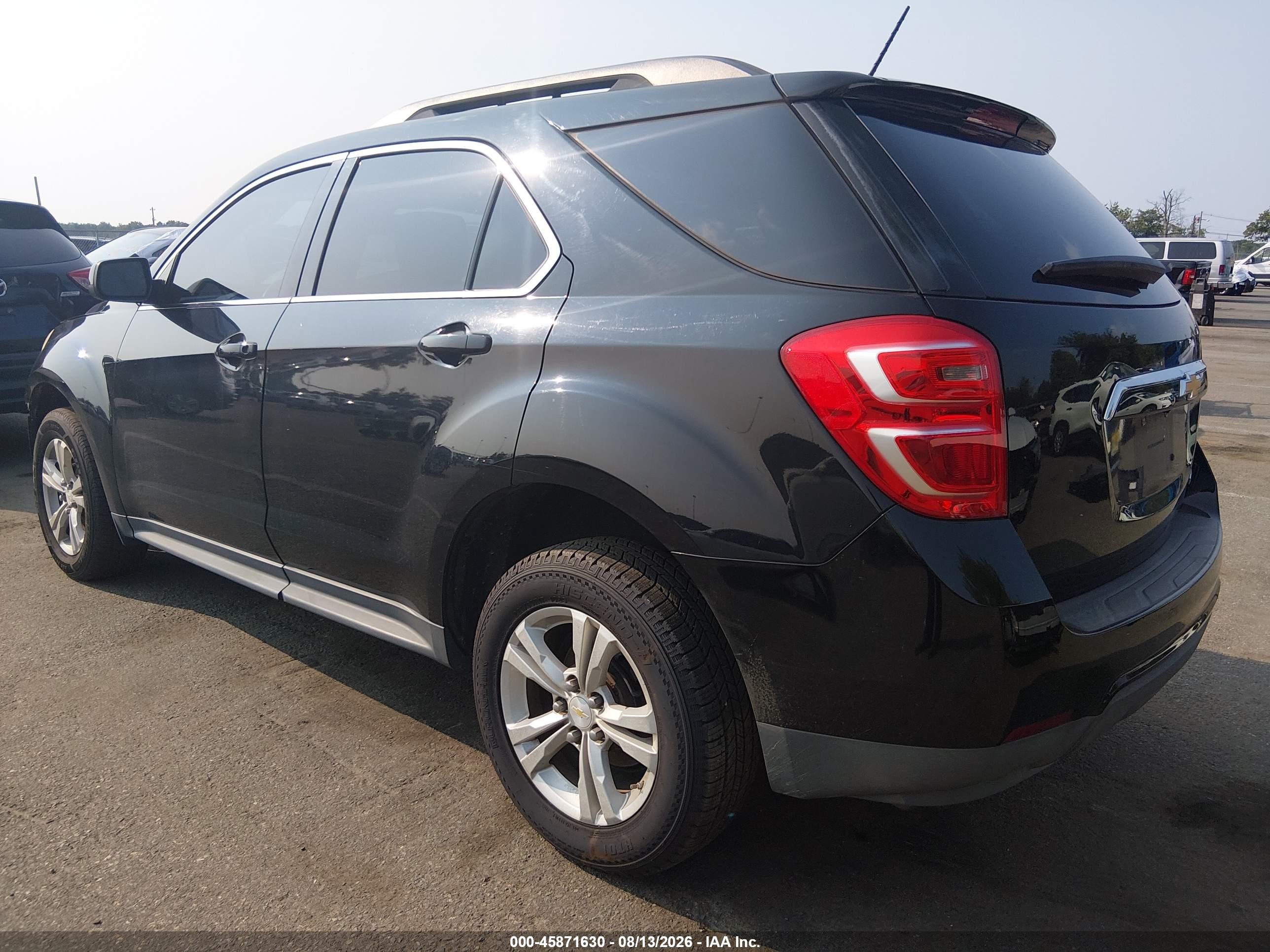 2016 Chevrolet Equinox Lt Черный vin: 2GNALCEK5G6249636