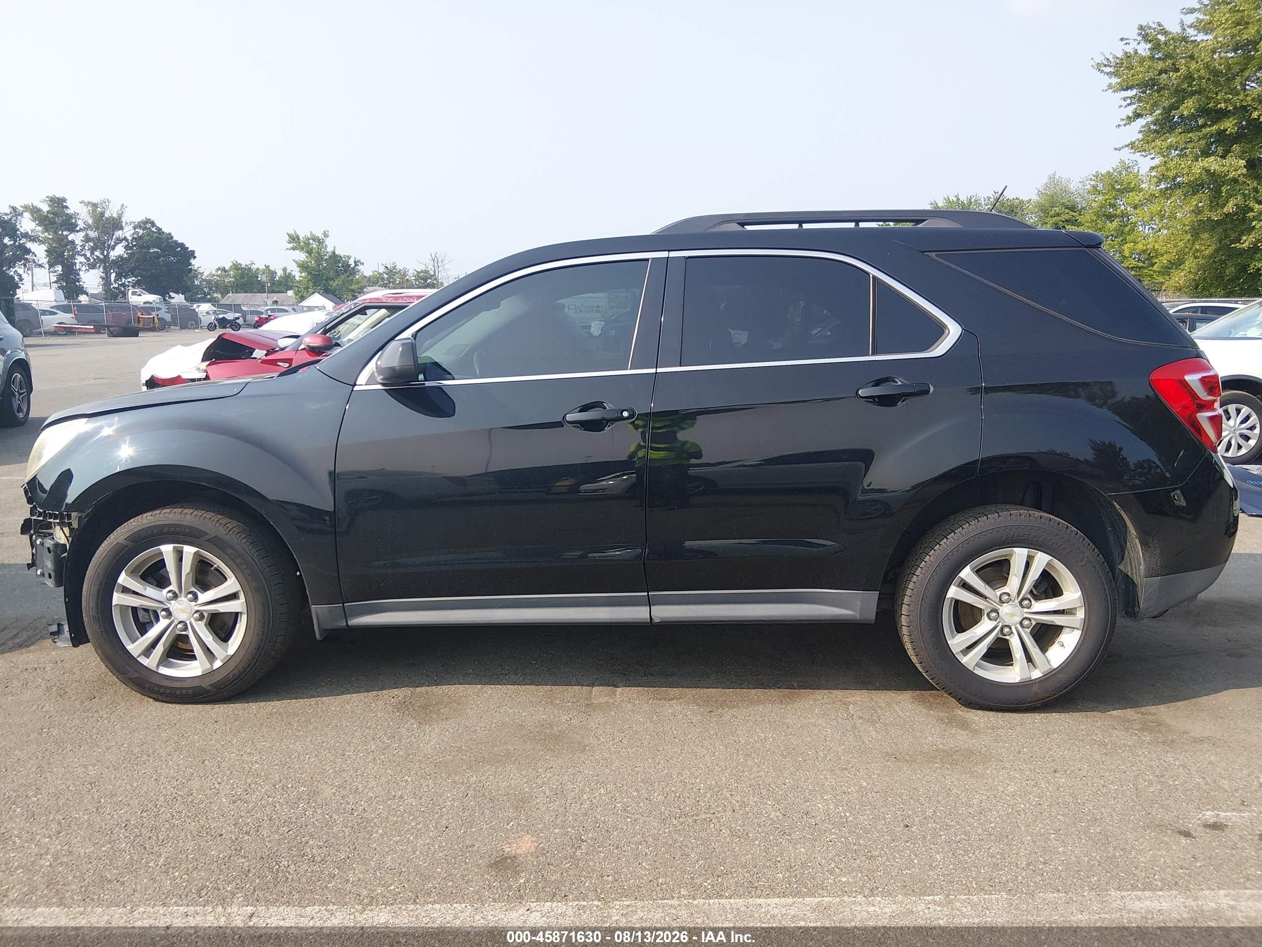 2016 Chevrolet Equinox Lt Черный vin: 2GNALCEK5G6249636