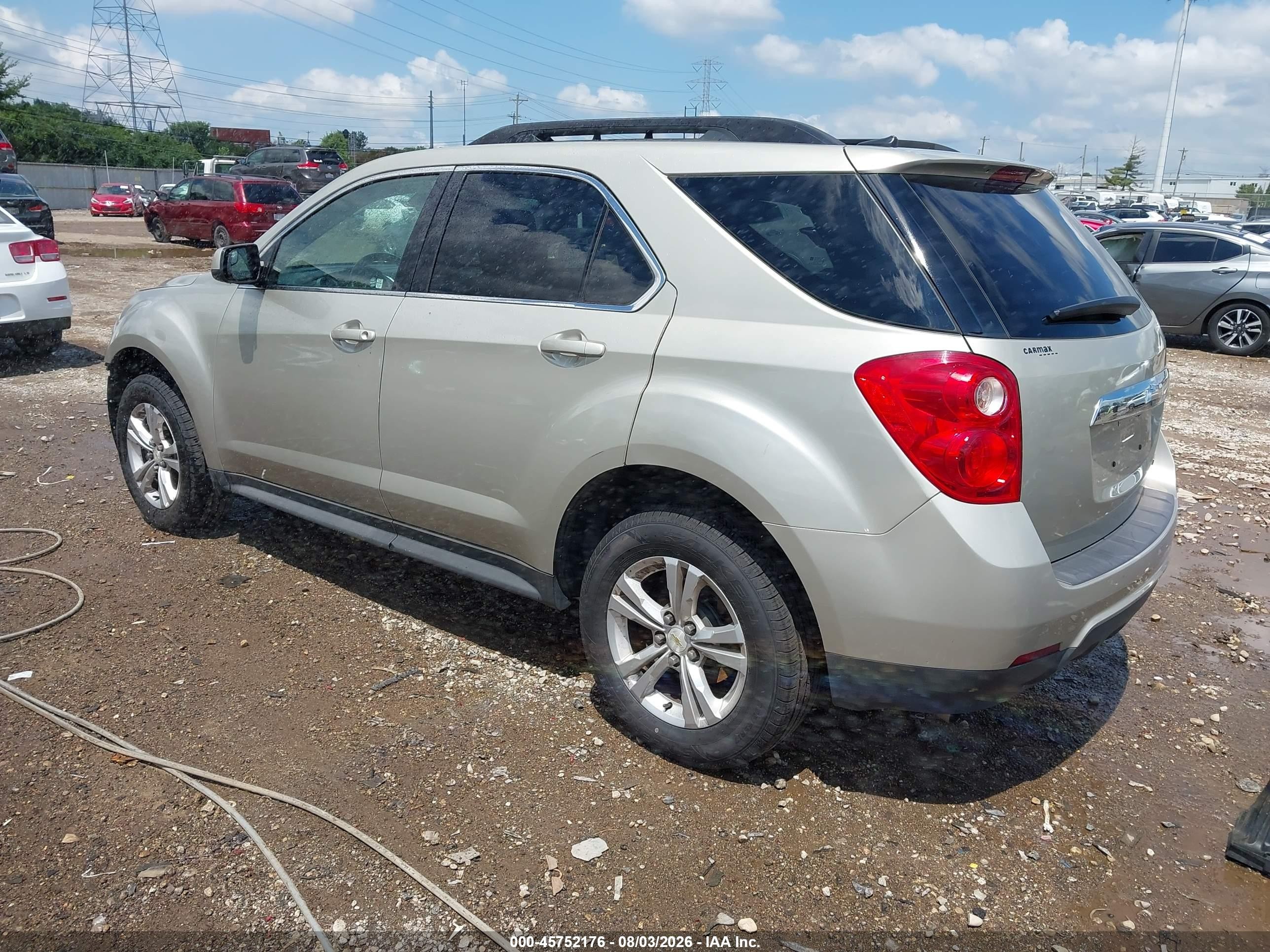 2014 Chevrolet Equinox Lt Золотой vin: 2GNALCEK6E6156816