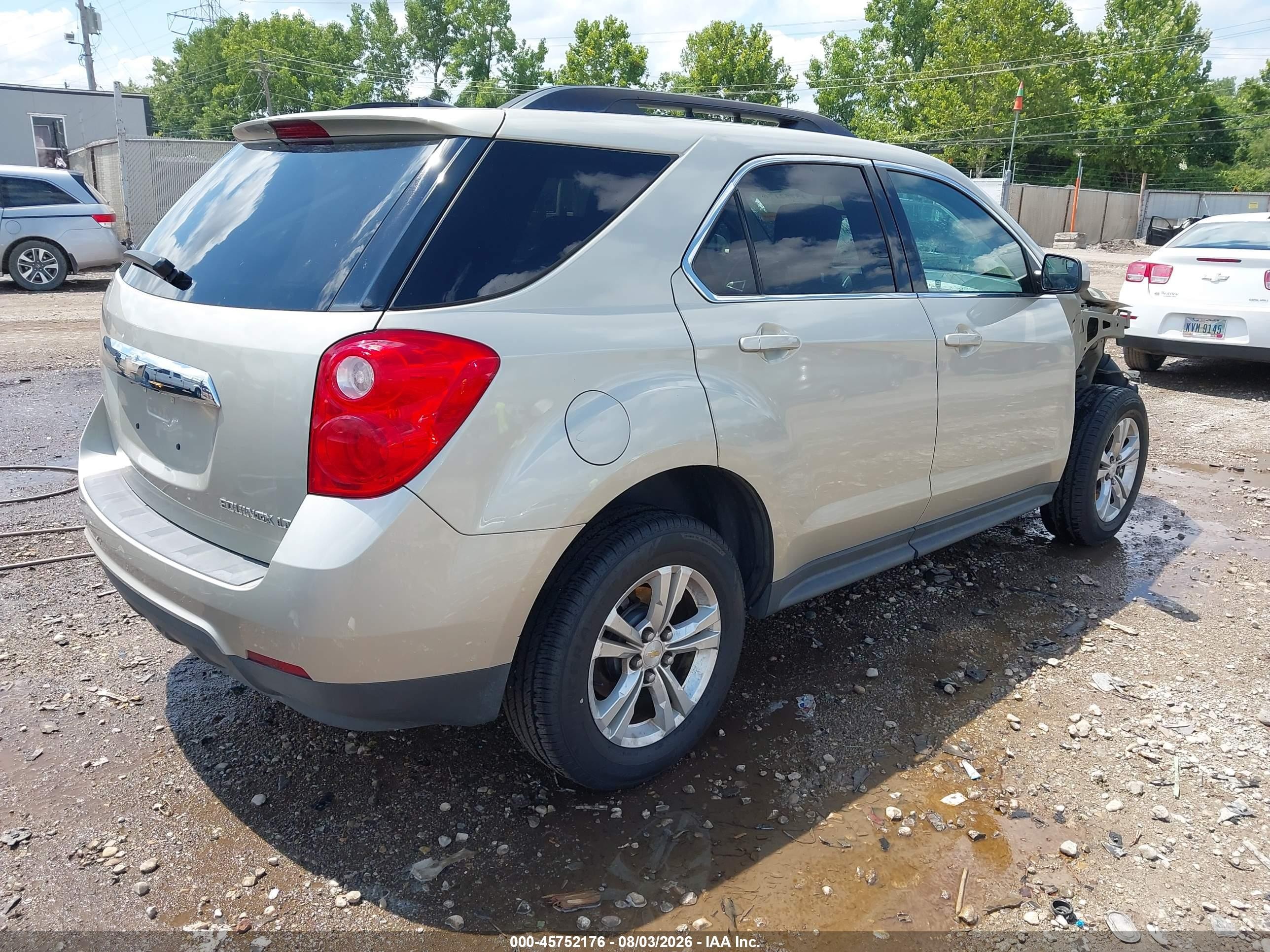 2014 Chevrolet Equinox Lt Золотой vin: 2GNALCEK6E6156816