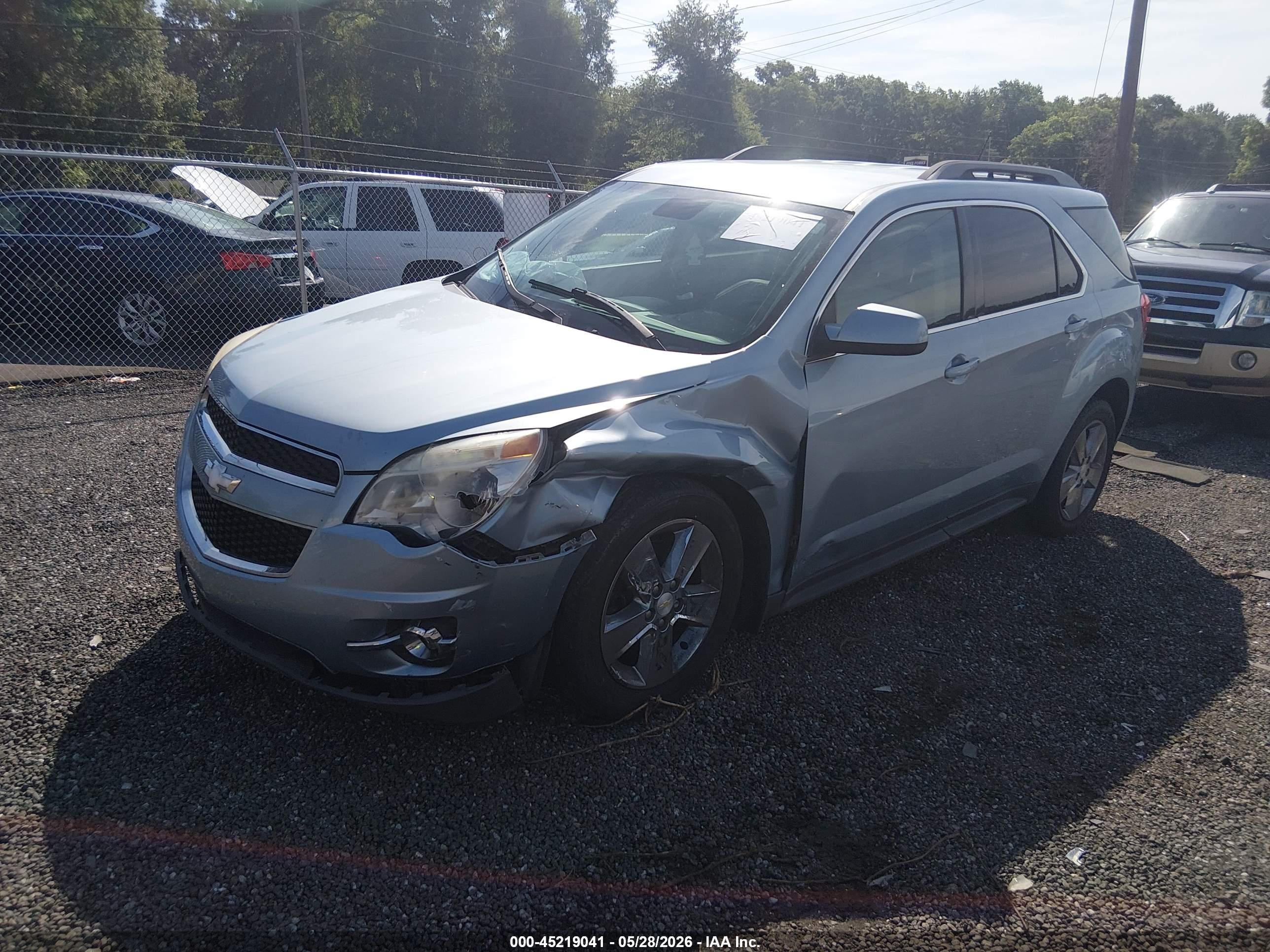 2014 Chevrolet Equinox 2lt Blue vin: 2GNALCEK6E6319478