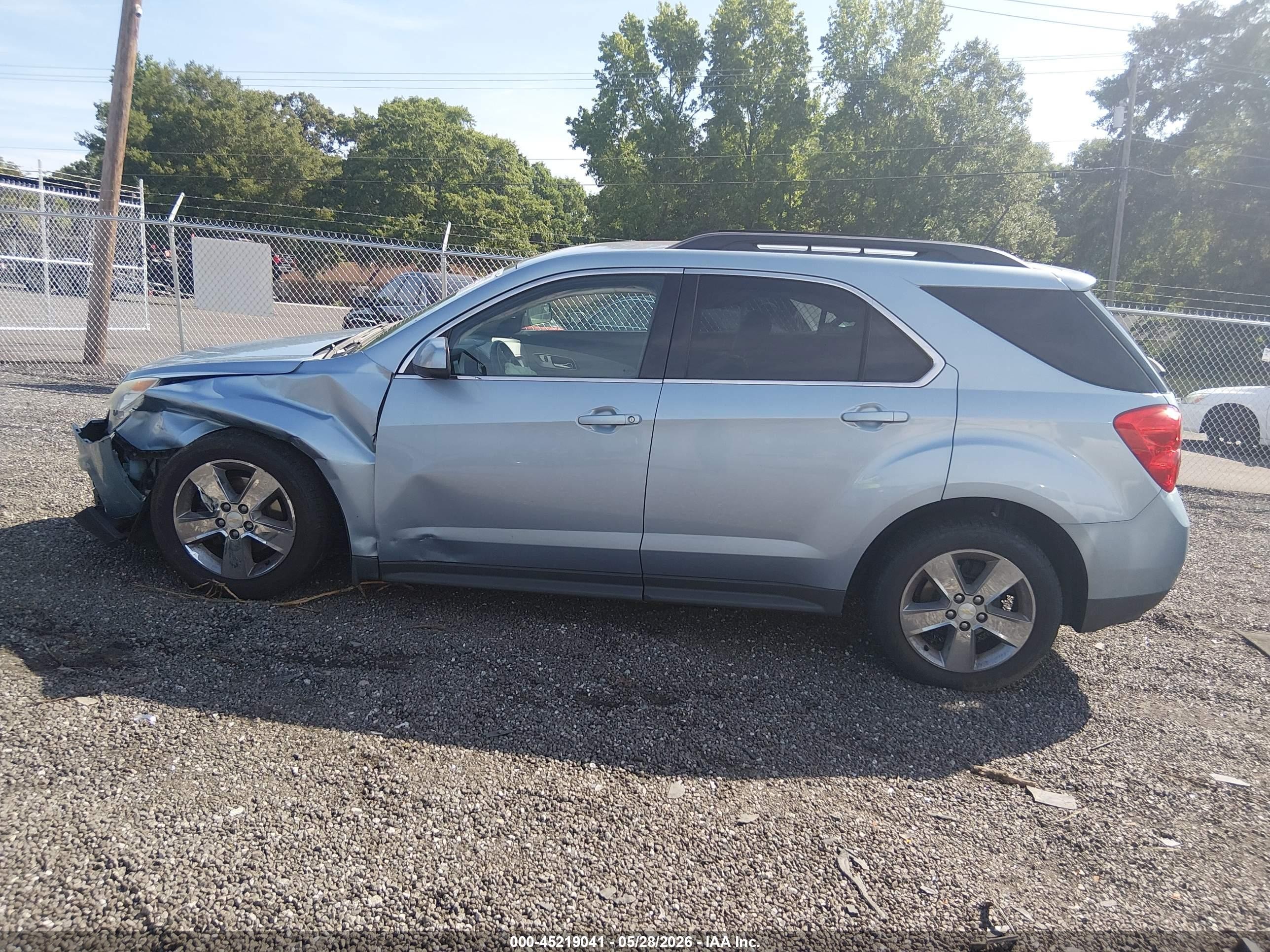2014 Chevrolet Equinox 2lt Blue vin: 2GNALCEK6E6319478