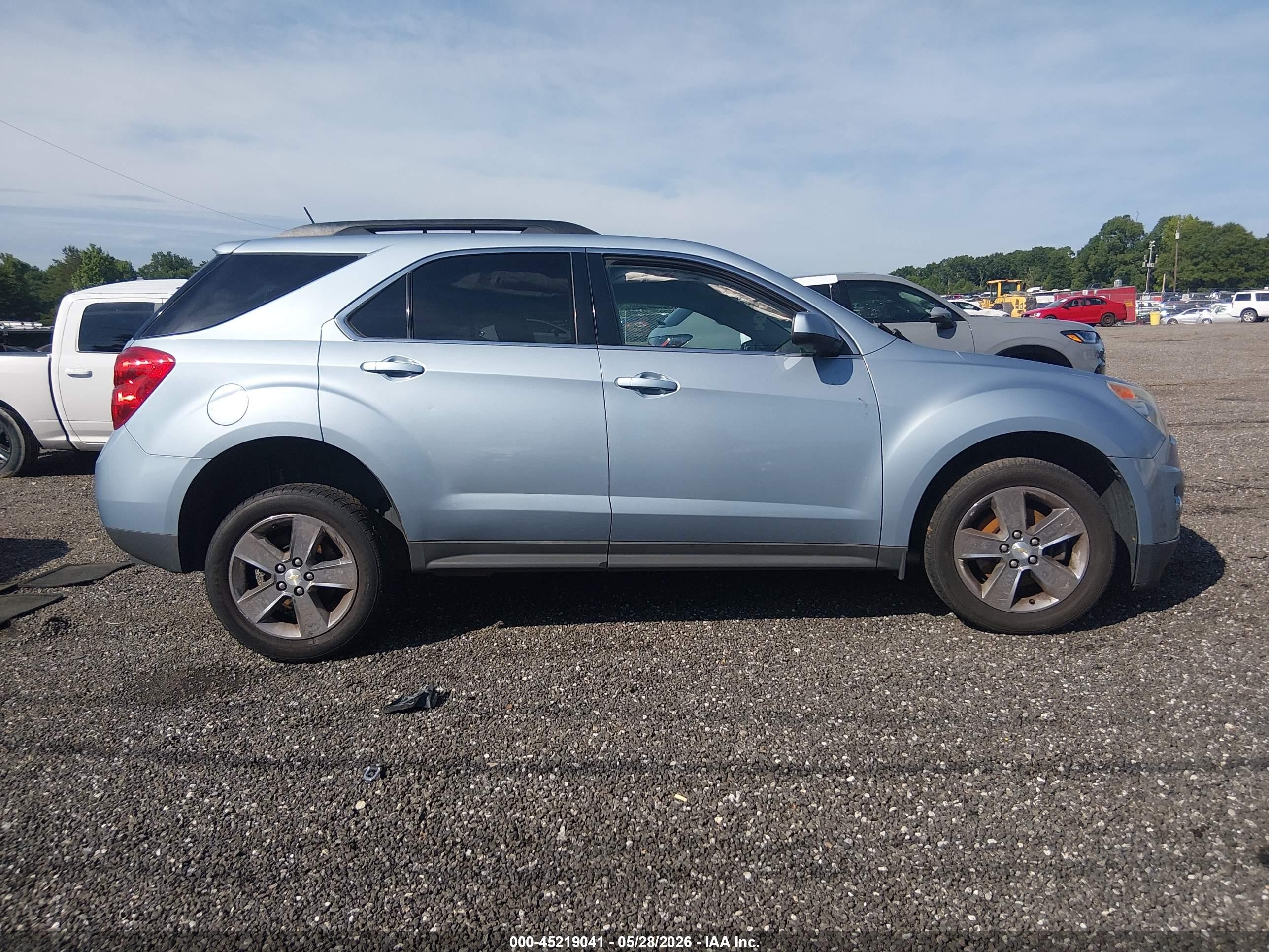 2014 Chevrolet Equinox 2lt Blue vin: 2GNALCEK6E6319478