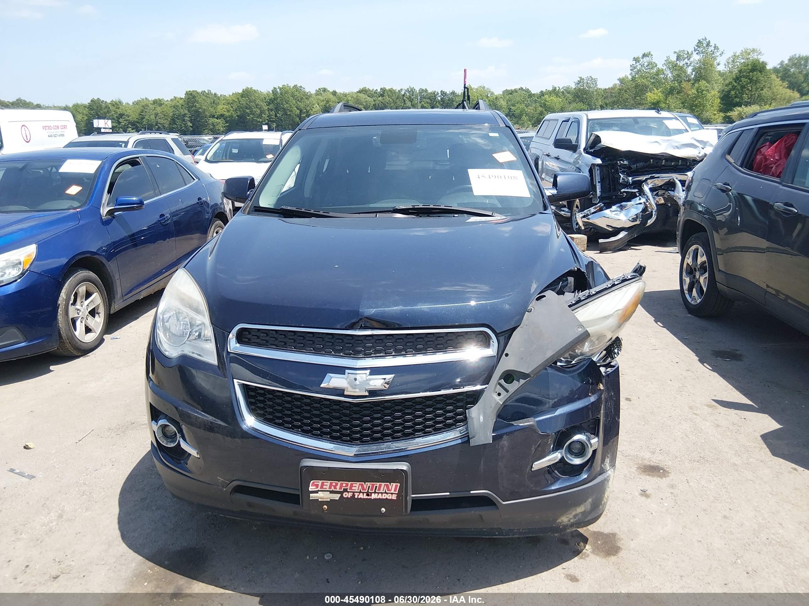 2015 Chevrolet Equinox Lt Navy vin: 2GNALCEK6F6203439
