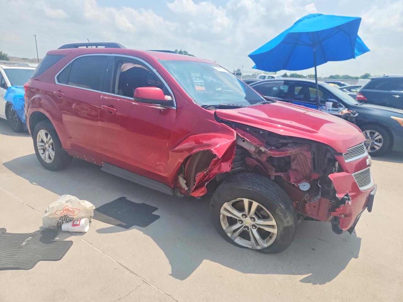 2015 Chevrolet Equinox Lt Maroon vin: 2GNALCEK6F6353227