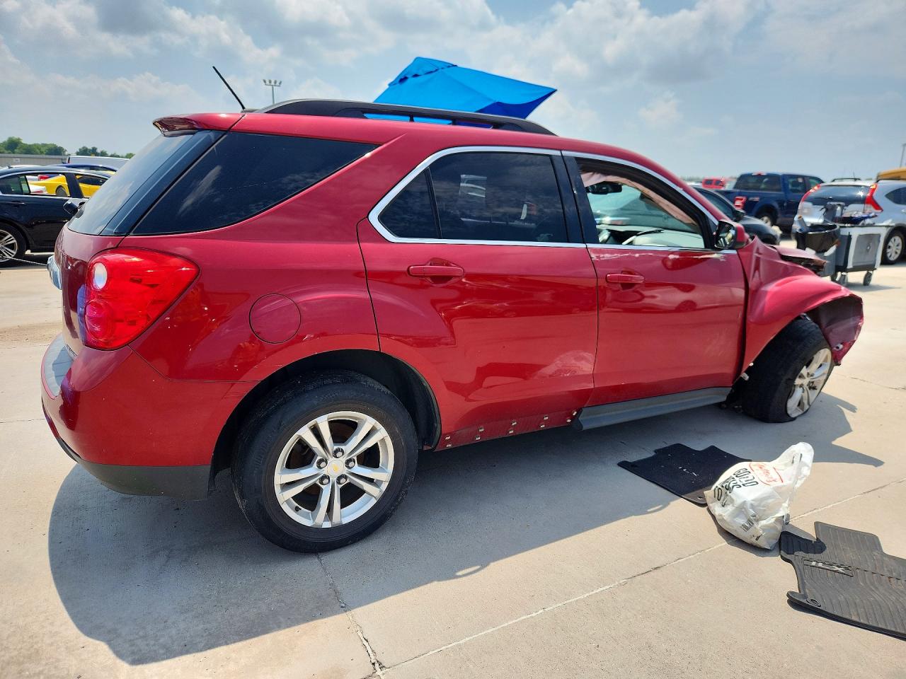 2015 Chevrolet Equinox Lt Maroon vin: 2GNALCEK6F6353227