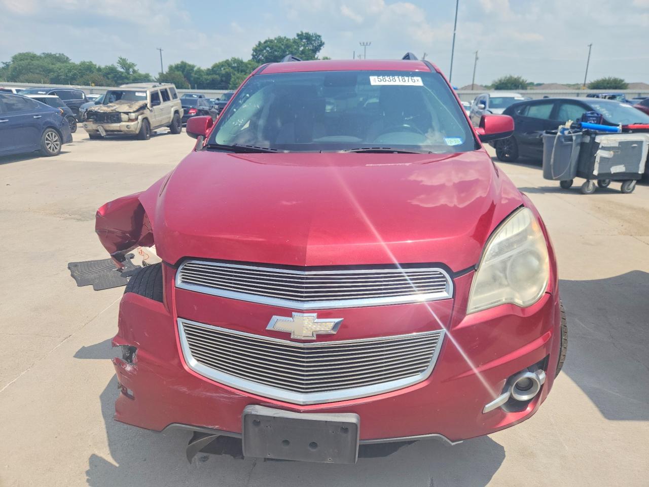 2015 Chevrolet Equinox Lt Maroon vin: 2GNALCEK6F6353227