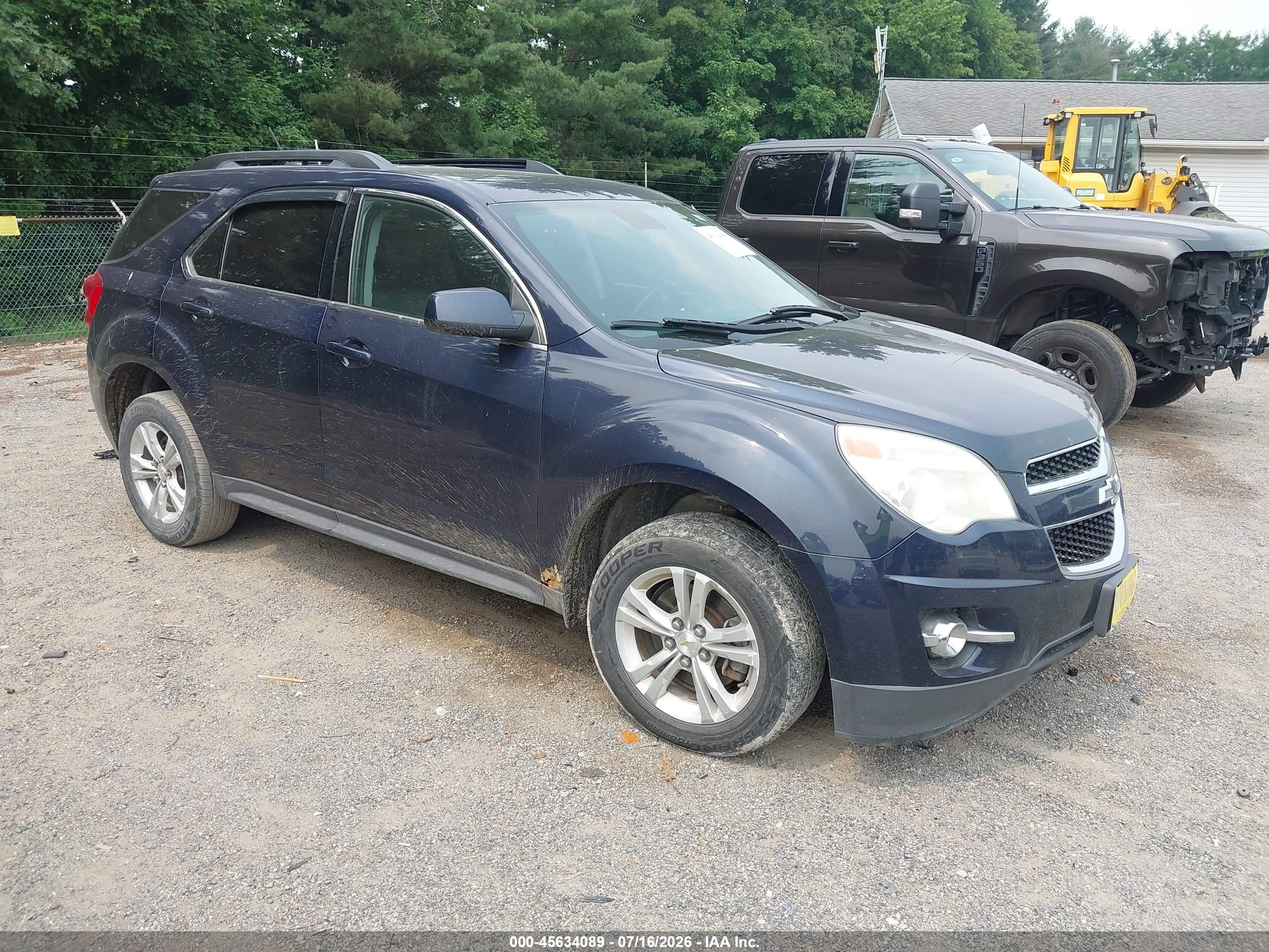 2015 Chevrolet Equinox Lt Blue vin: 2GNALCEK6F6426371