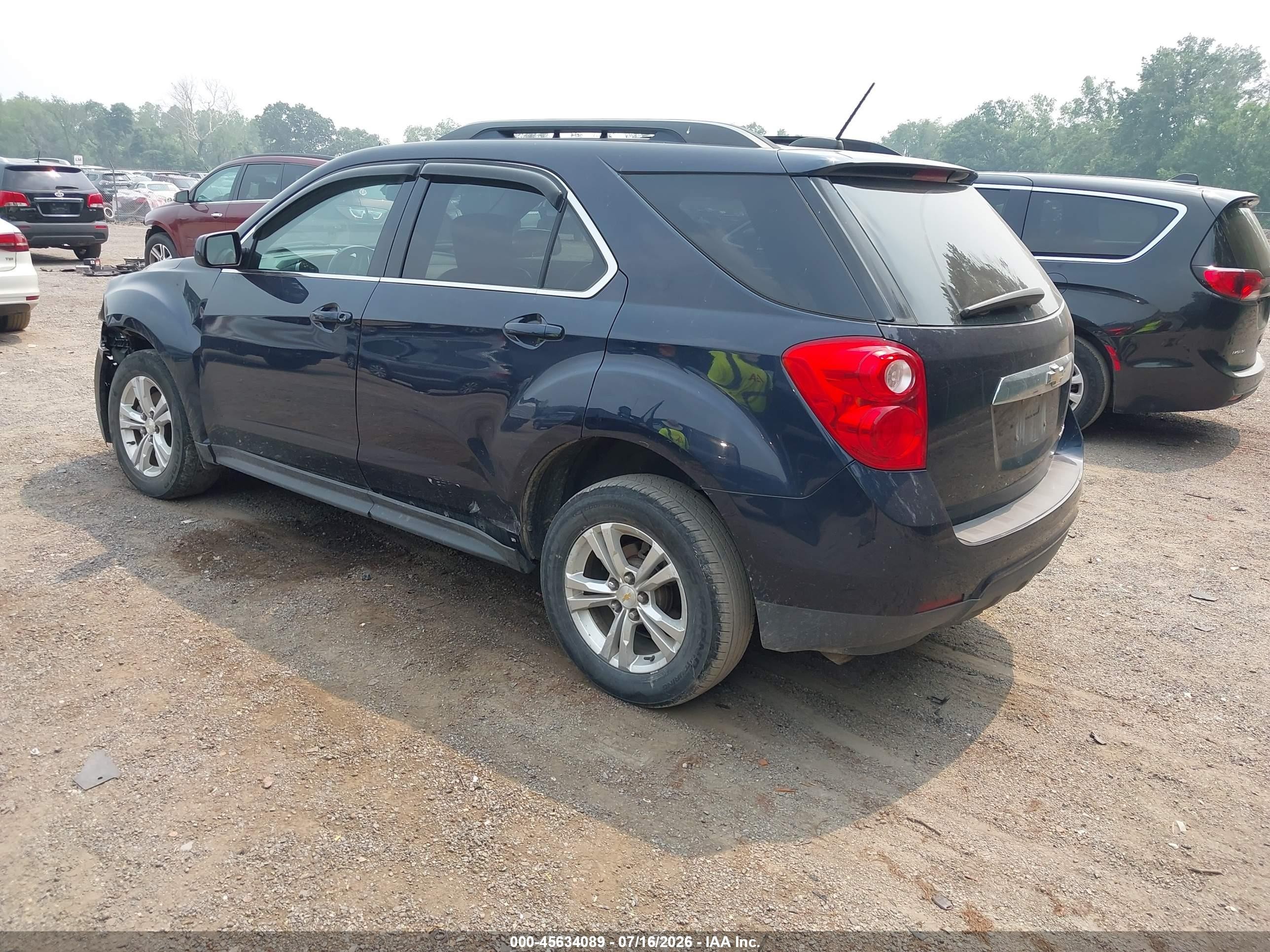 2015 Chevrolet Equinox Lt Blue vin: 2GNALCEK6F6426371