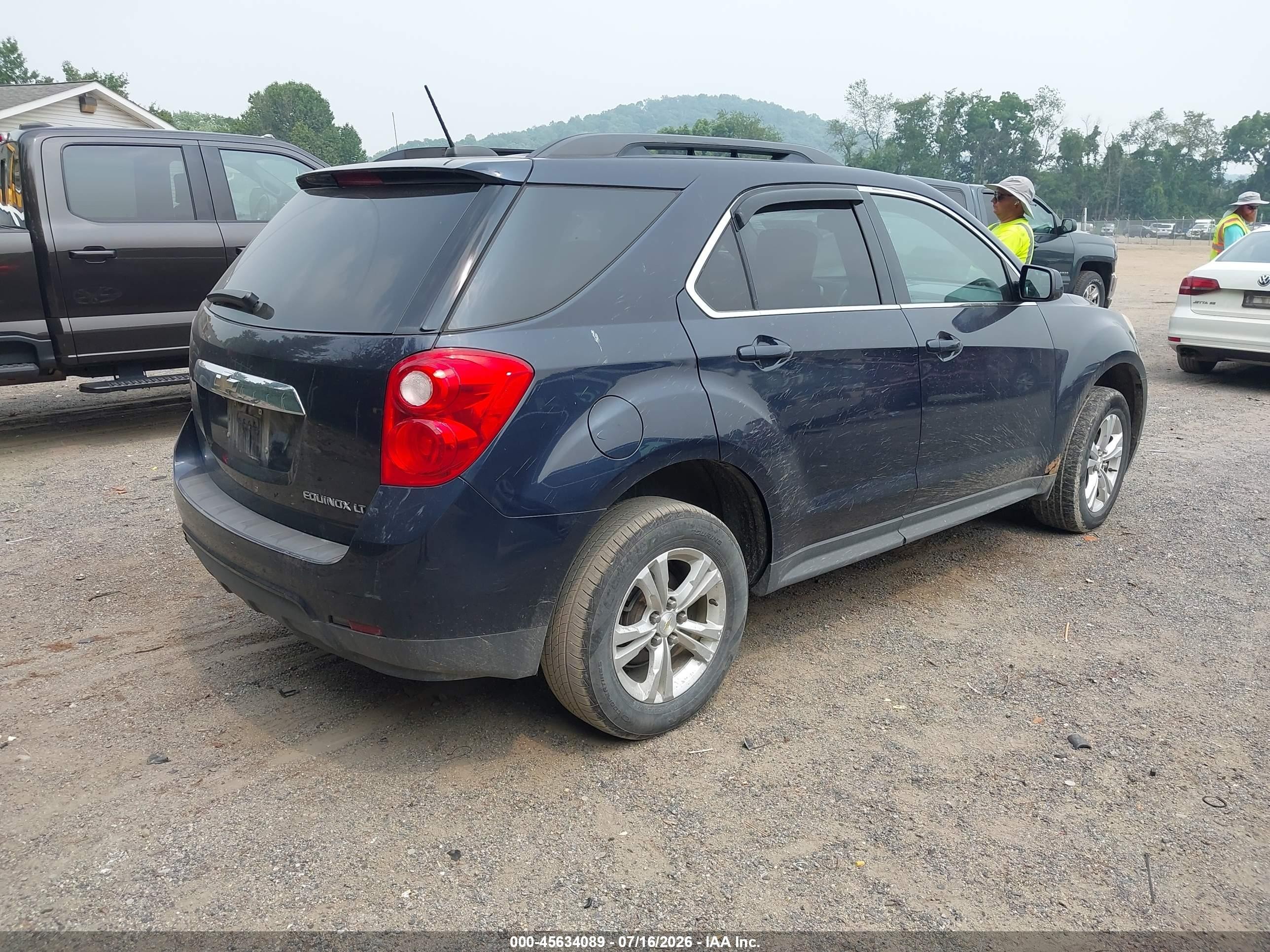2015 Chevrolet Equinox Lt Blue vin: 2GNALCEK6F6426371