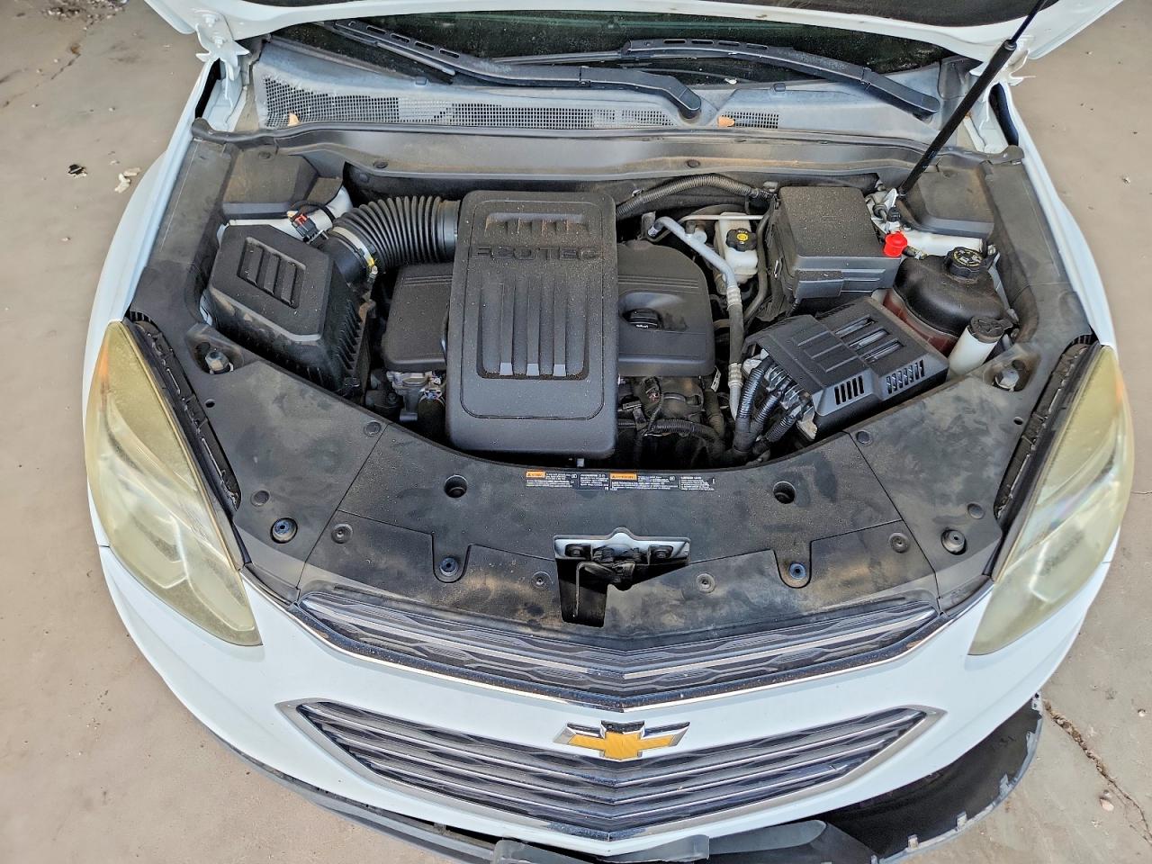 2016 Chevrolet Equinox Lt White vin: 2GNALCEK6G1160171