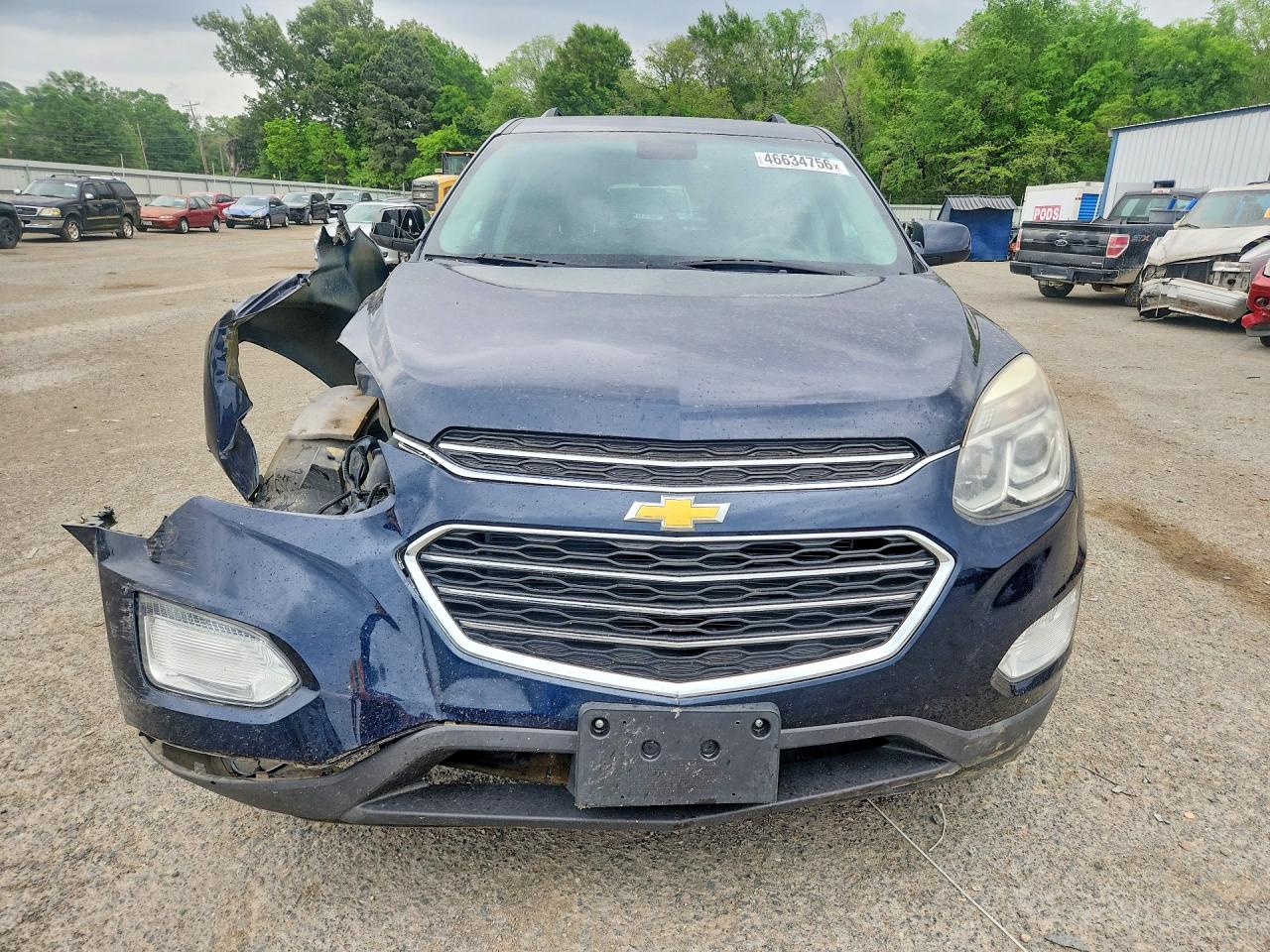 2016 Chevrolet Equinox Lt Синий vin: 2GNALCEK6G6104007