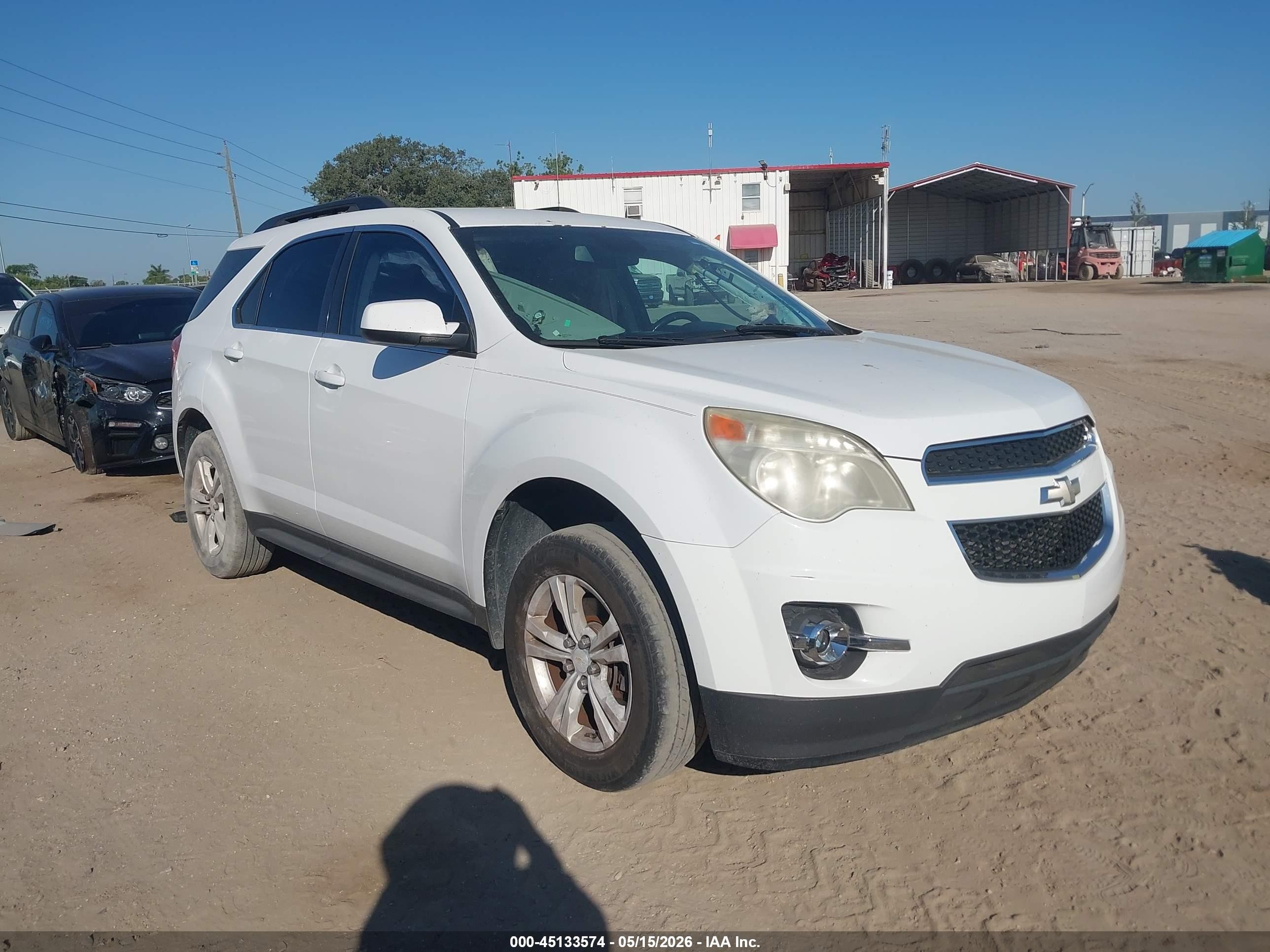 2014 Chevrolet Equinox 2lt White vin: 2GNALCEK7E6107737