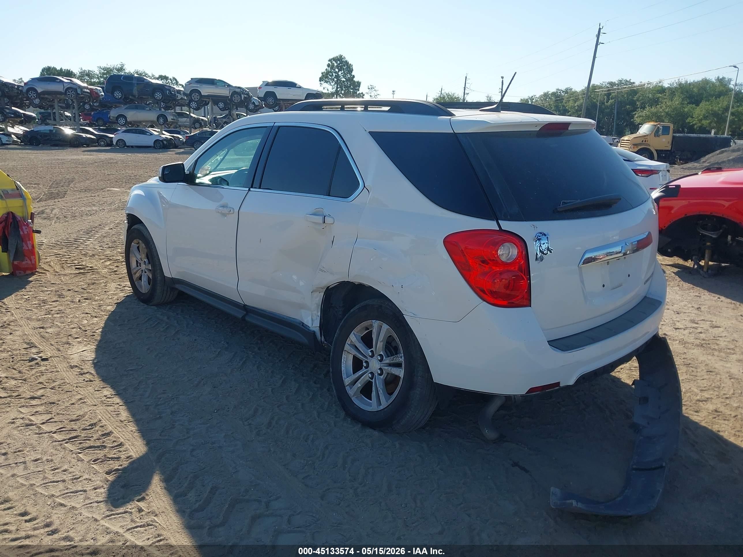 2014 Chevrolet Equinox 2lt White vin: 2GNALCEK7E6107737