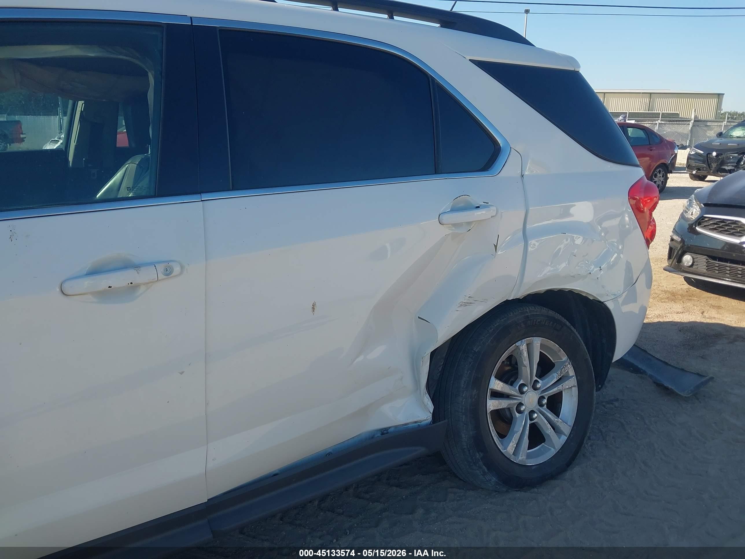 2014 Chevrolet Equinox 2lt White vin: 2GNALCEK7E6107737