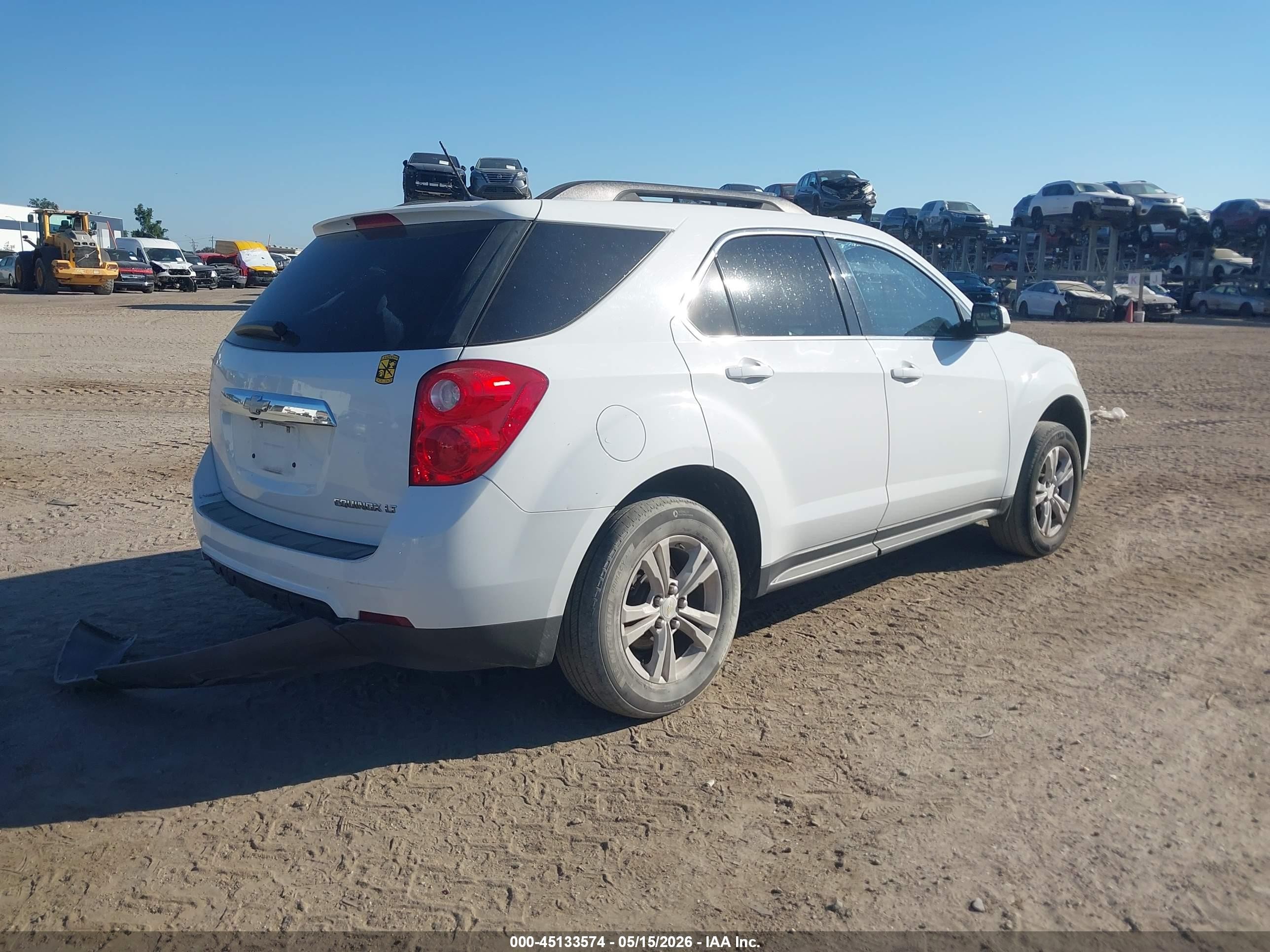 2014 Chevrolet Equinox 2lt White vin: 2GNALCEK7E6107737