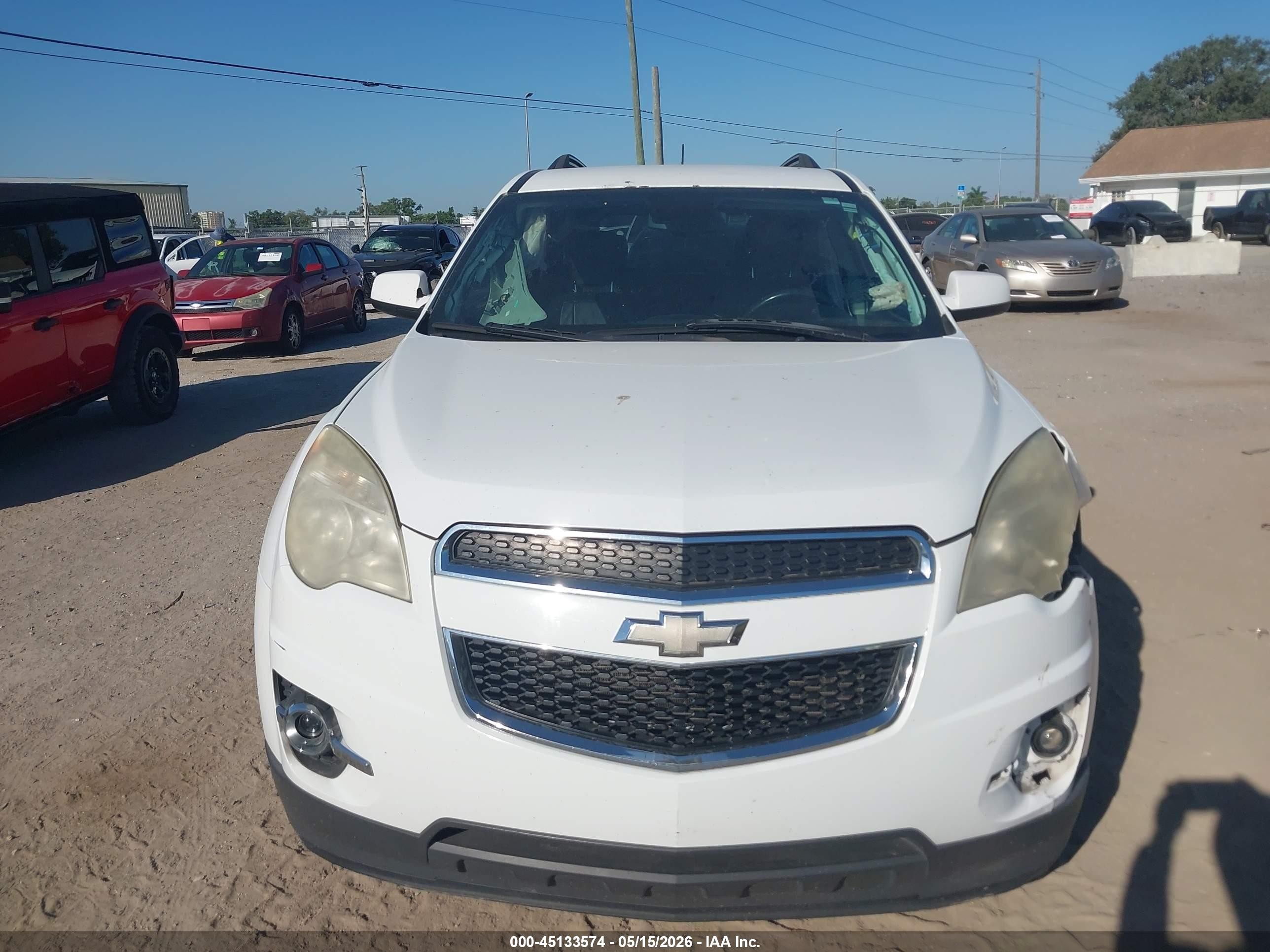 2014 Chevrolet Equinox 2lt White vin: 2GNALCEK7E6107737
